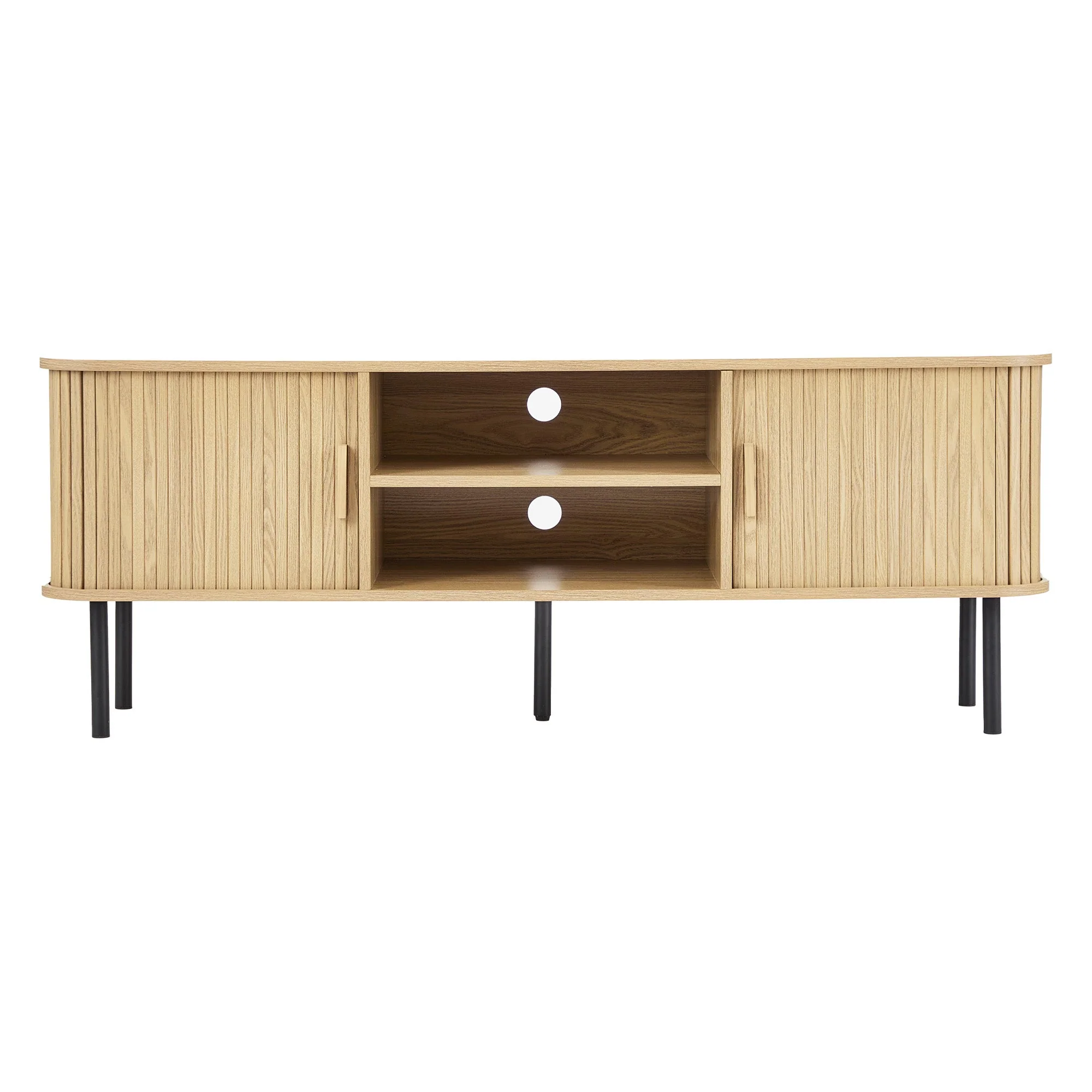 Haven Sliding Door Entertainment Unit Natural (140cm) - Image 10
