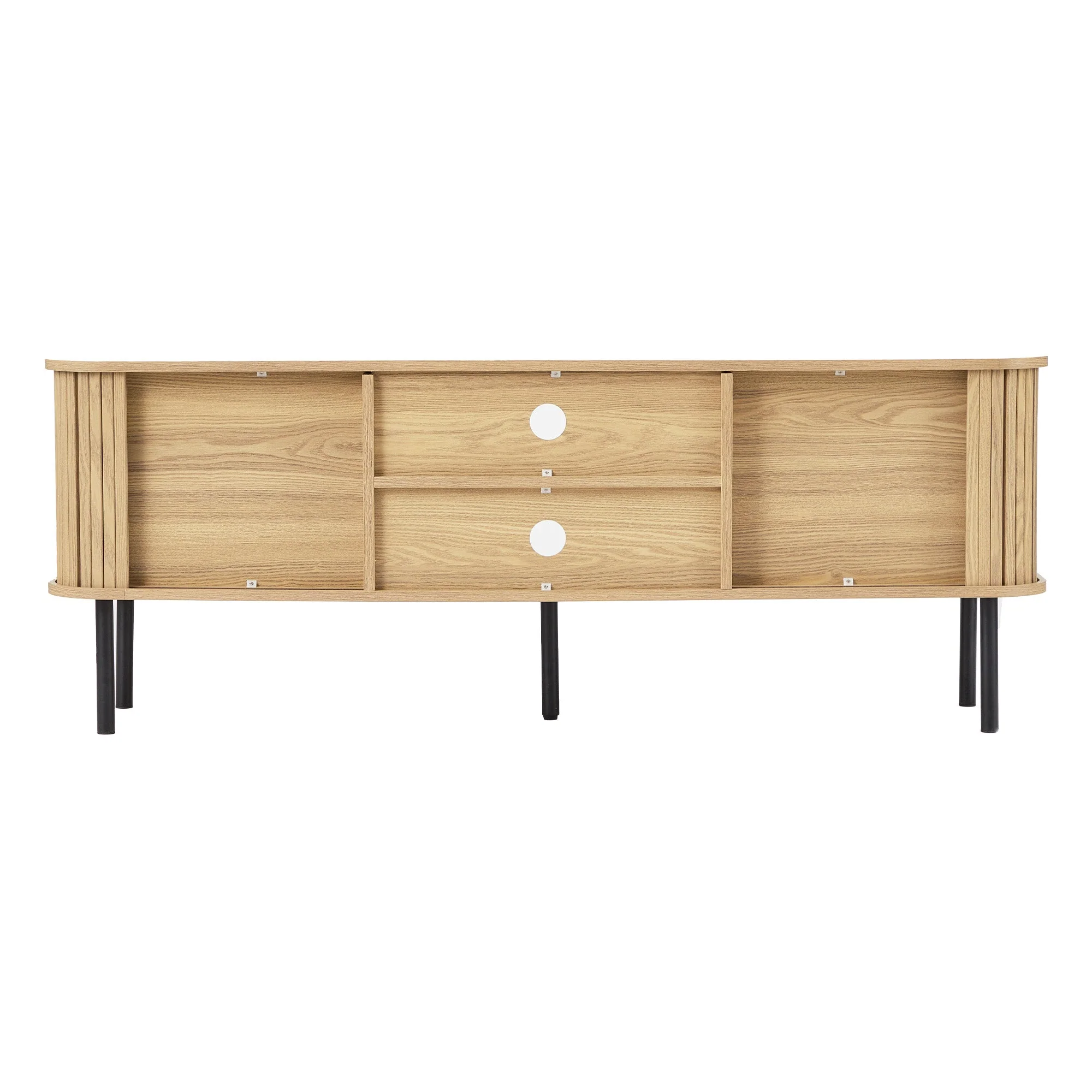 Haven Sliding Door Entertainment Unit Natural (140cm) - Image 12
