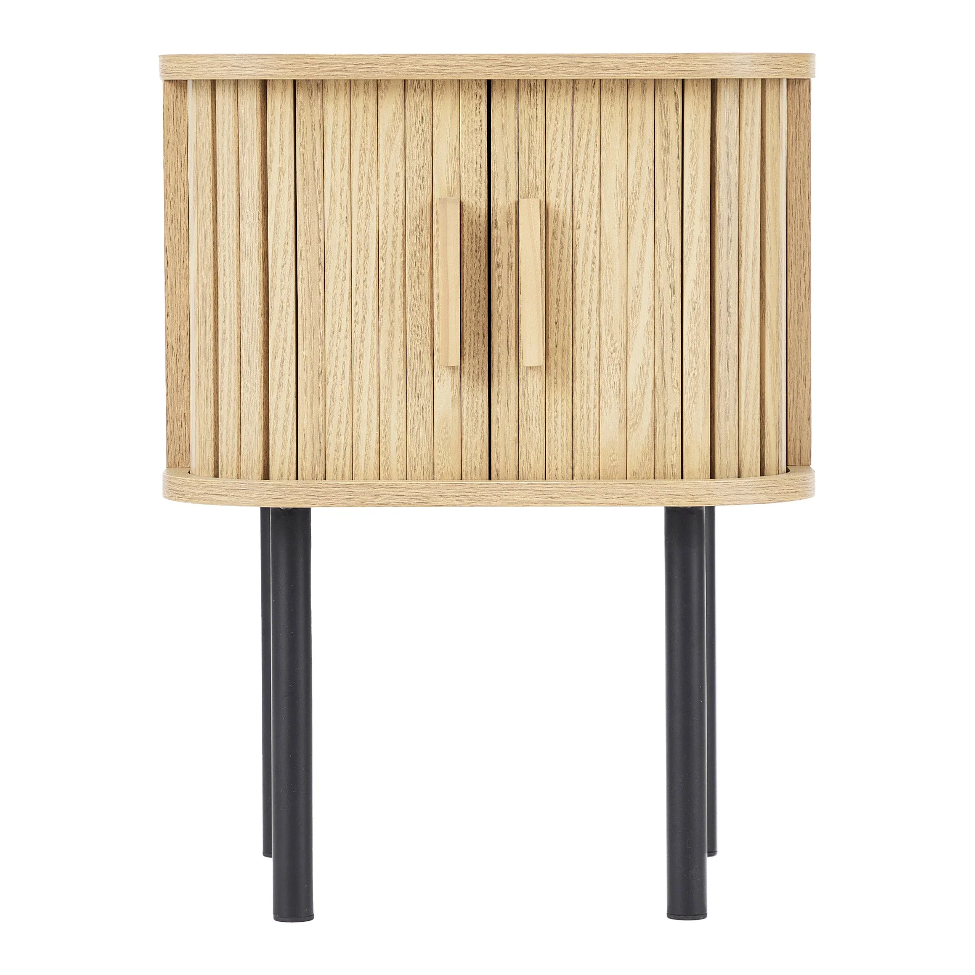 Haven Sliding Door Bedside Table Natural - Image 12