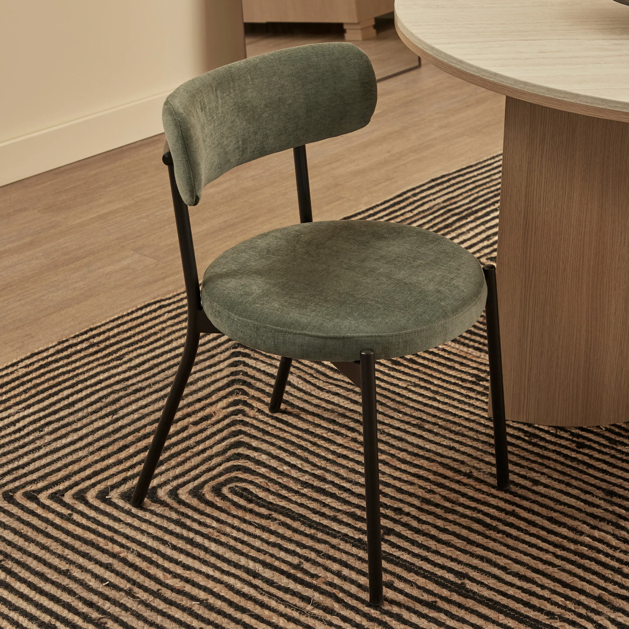 Hawthorn Set of 2 Dining Chairs Green - Image 6