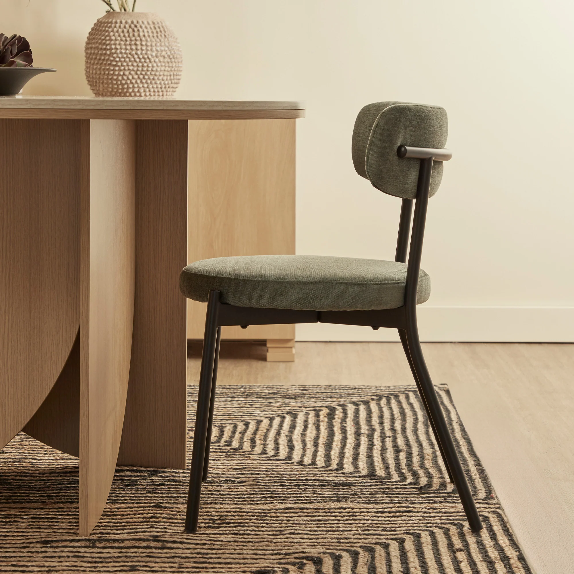 Hawthorn Set of 4 Dining Chairs Green - Image 4