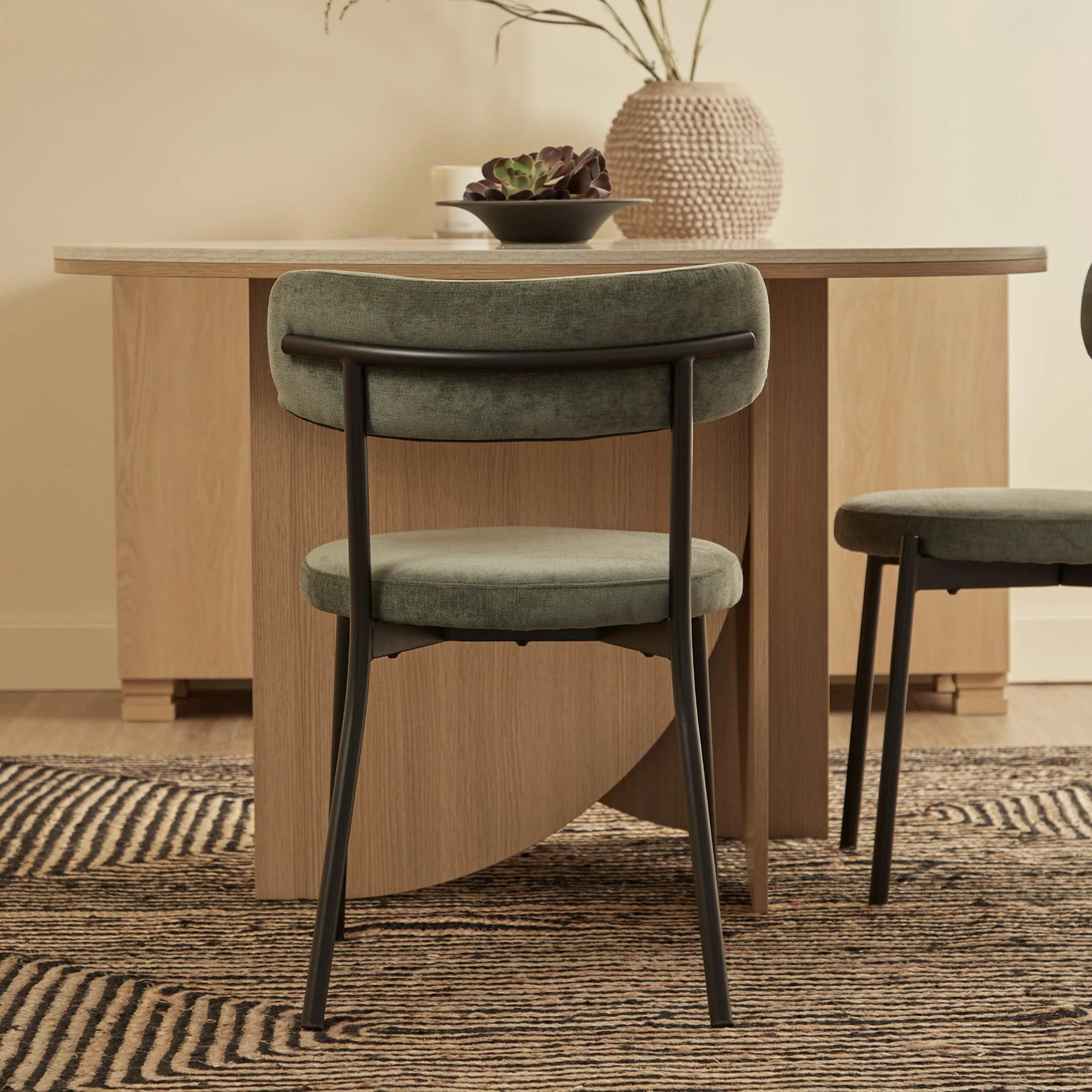 Hawthorn Set of 4 Dining Chairs Green - Image 7