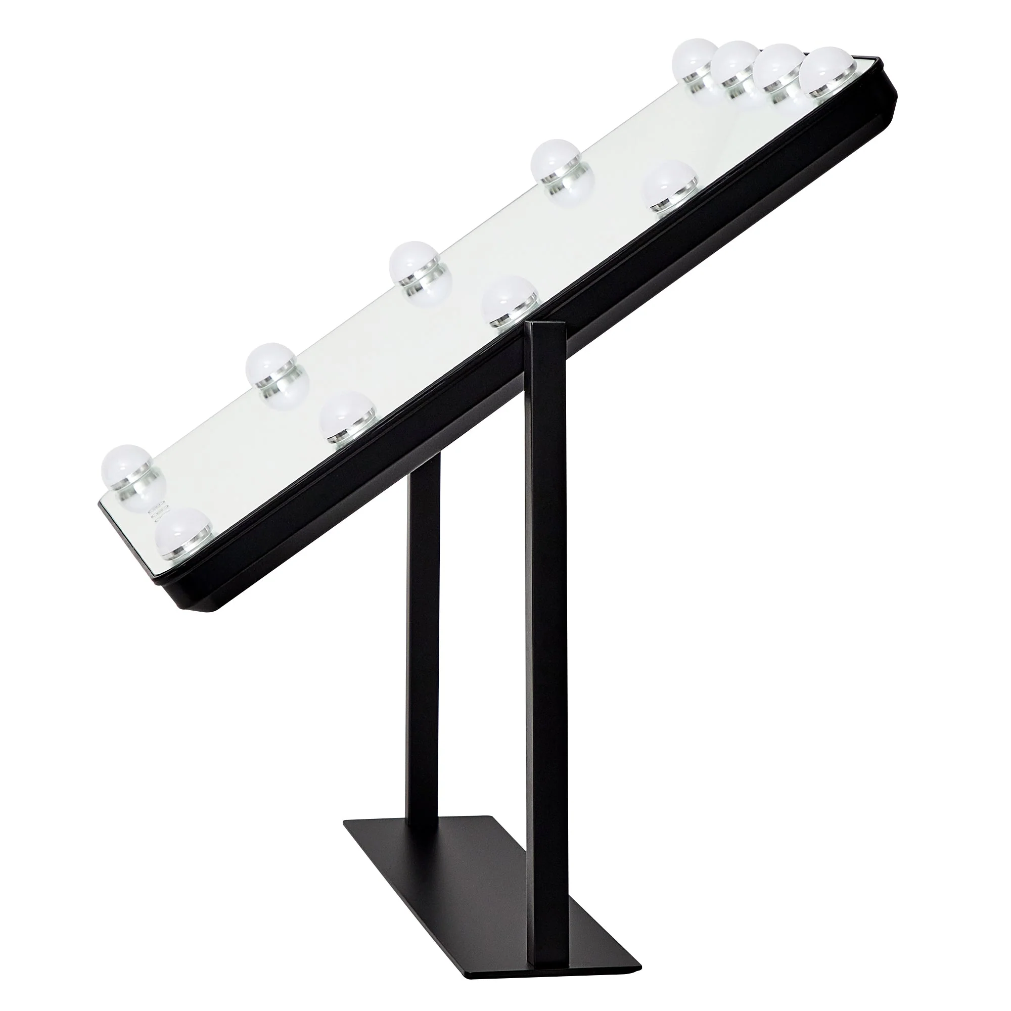 LED 60cm Tabletop Vanity Mirror Black - Image 7