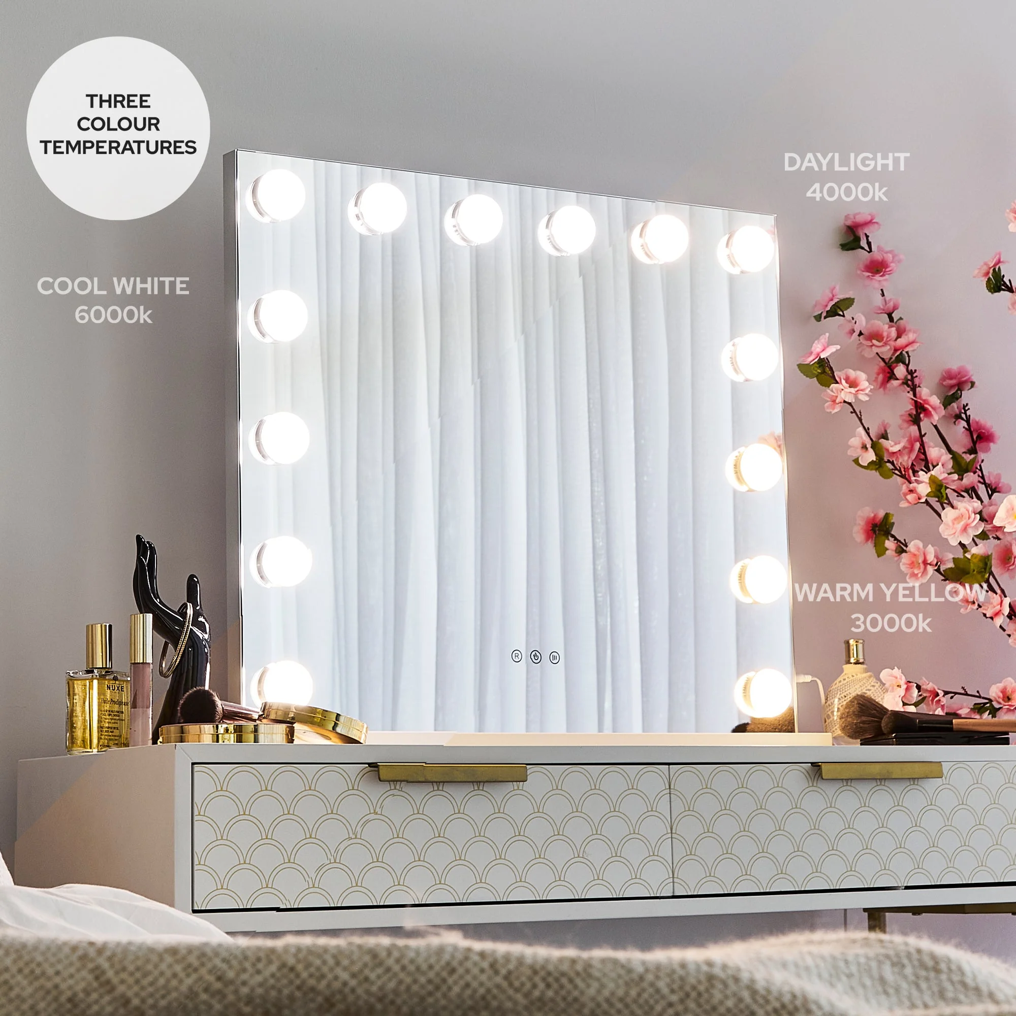 LED 65cm Large Rectangle Vanity Mirror - Image 4