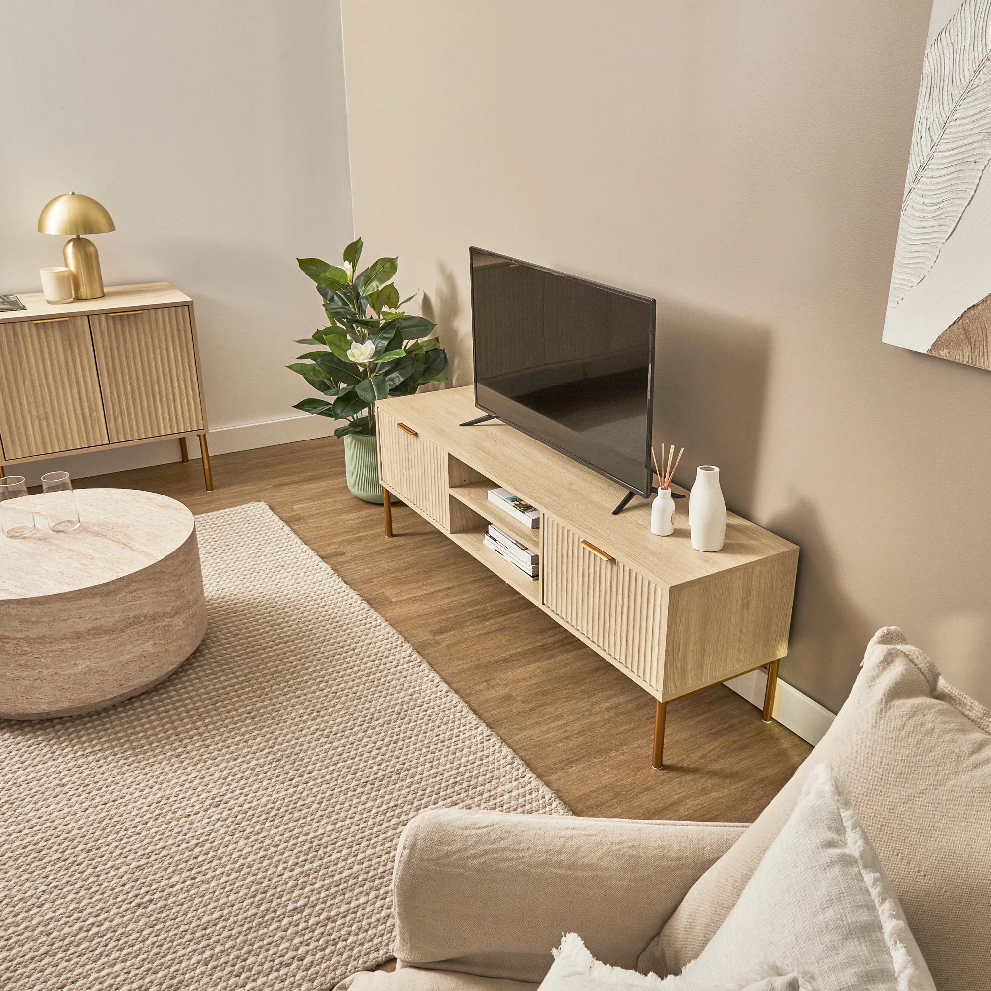 Indy Entertainment Unit Natural (160cm) - Image 4