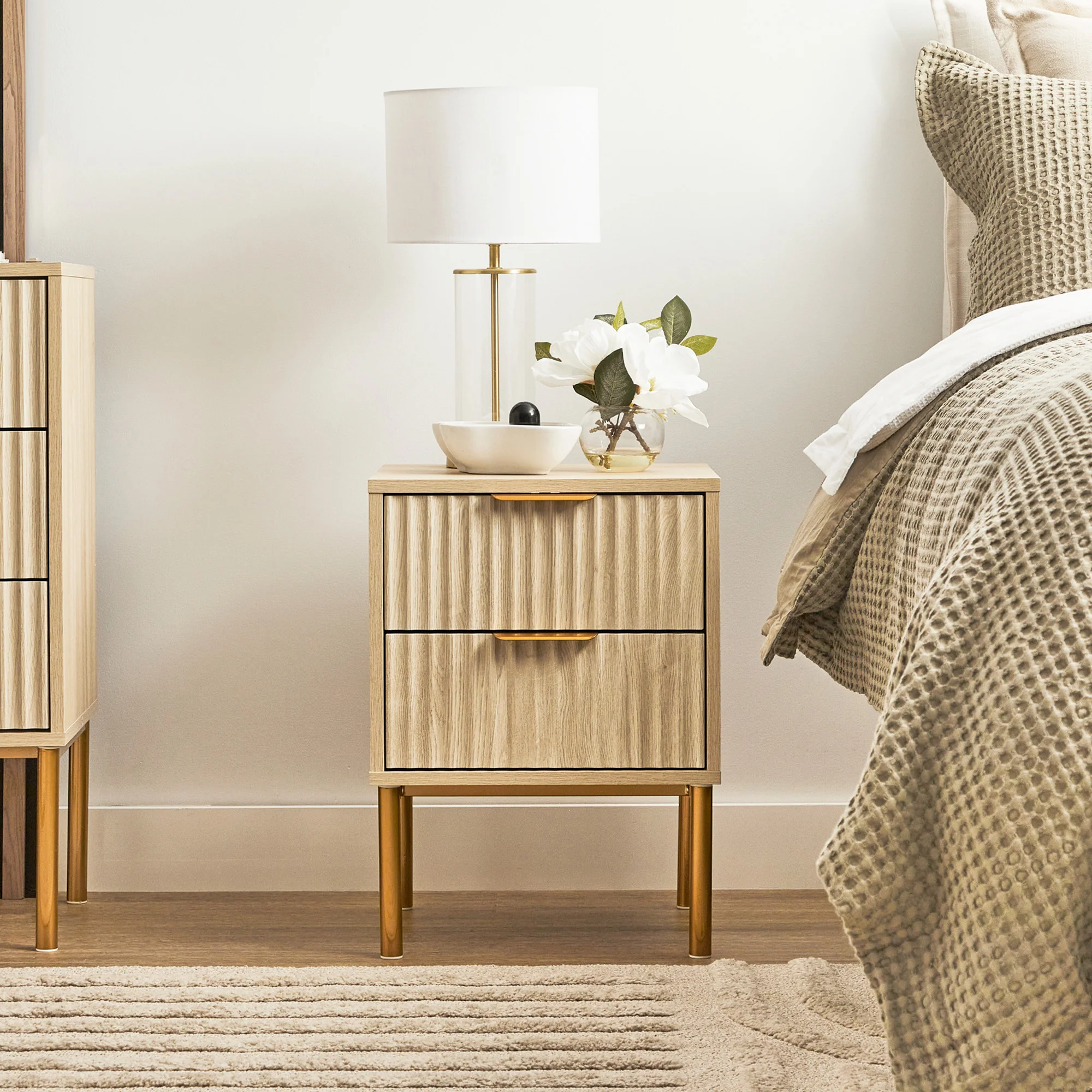 Indy Bedside Table Natural - Image 7