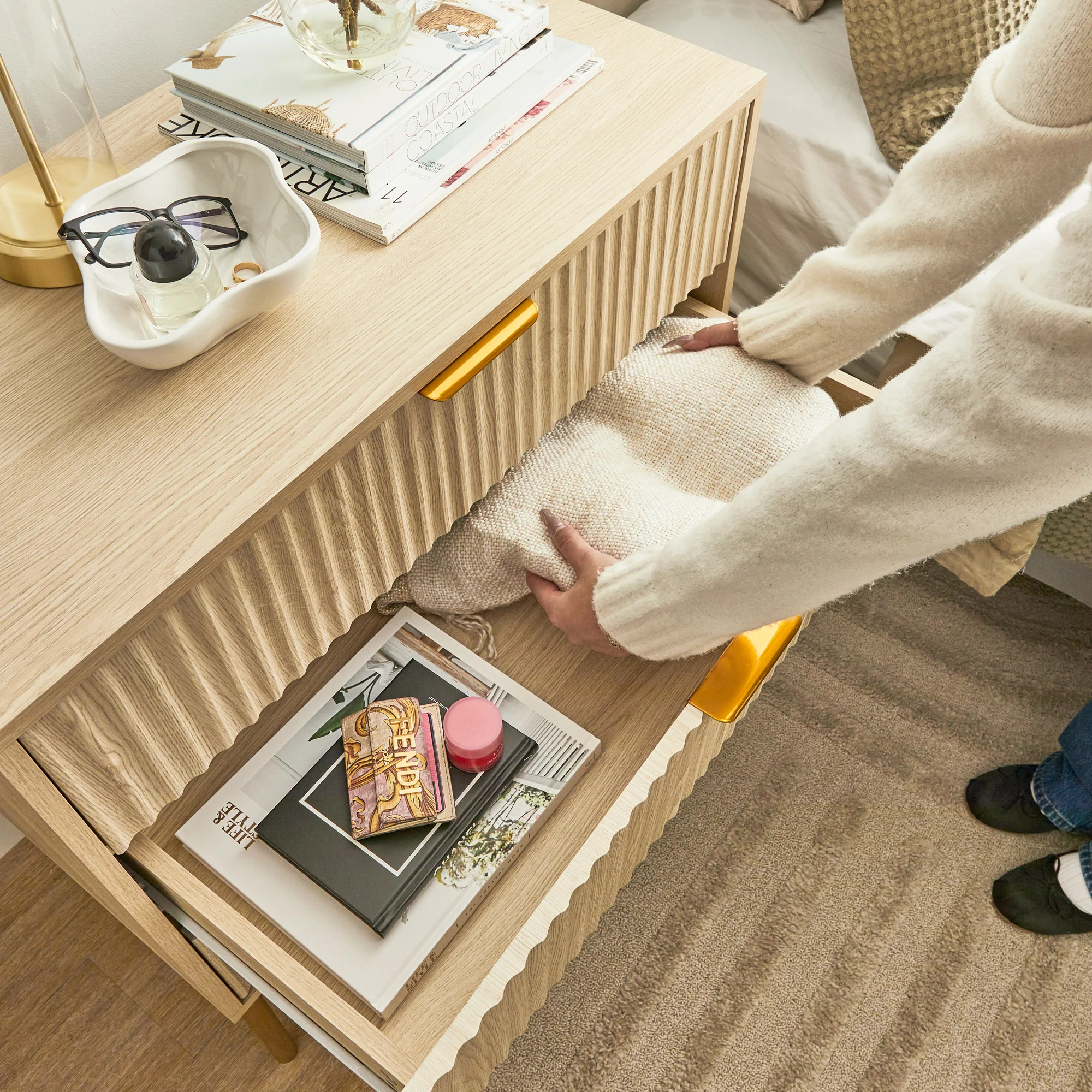 Indy Chest of 3 Drawers Natural - Image 6