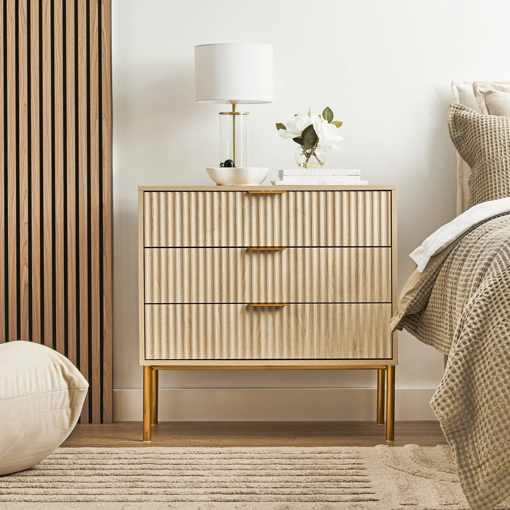 Indy Chest of 3 Drawers Natural - Image 7