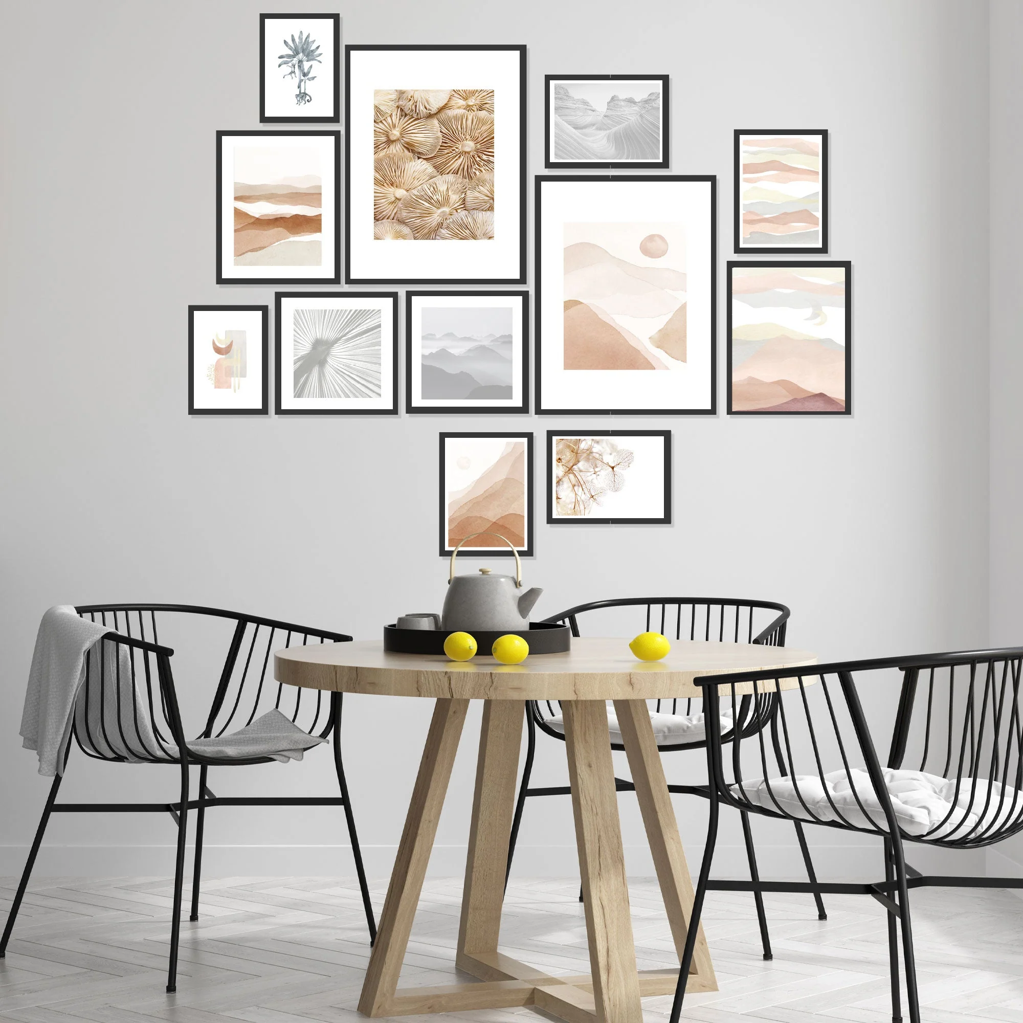 Instant Gallery Wall 12 Piece Frame Set - Image 4