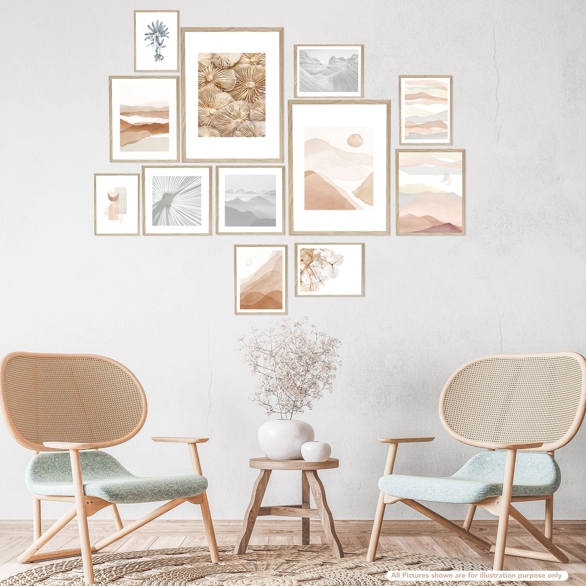 Instant Gallery Wall 12 Piece Frame Set - Image 7