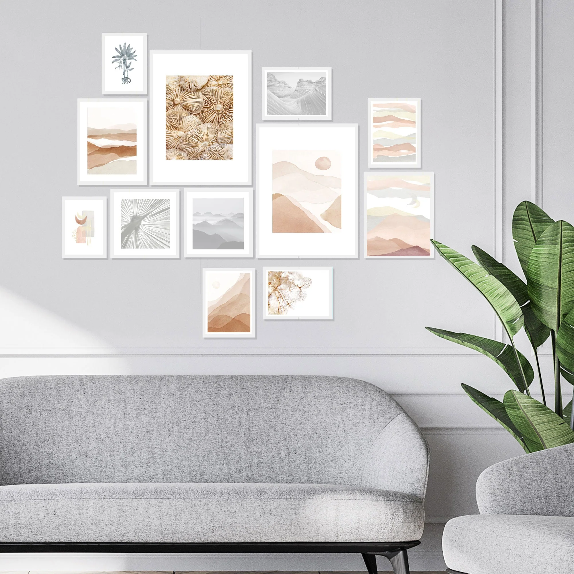 Instant Gallery Wall 12 Piece Frame Set - Image 8