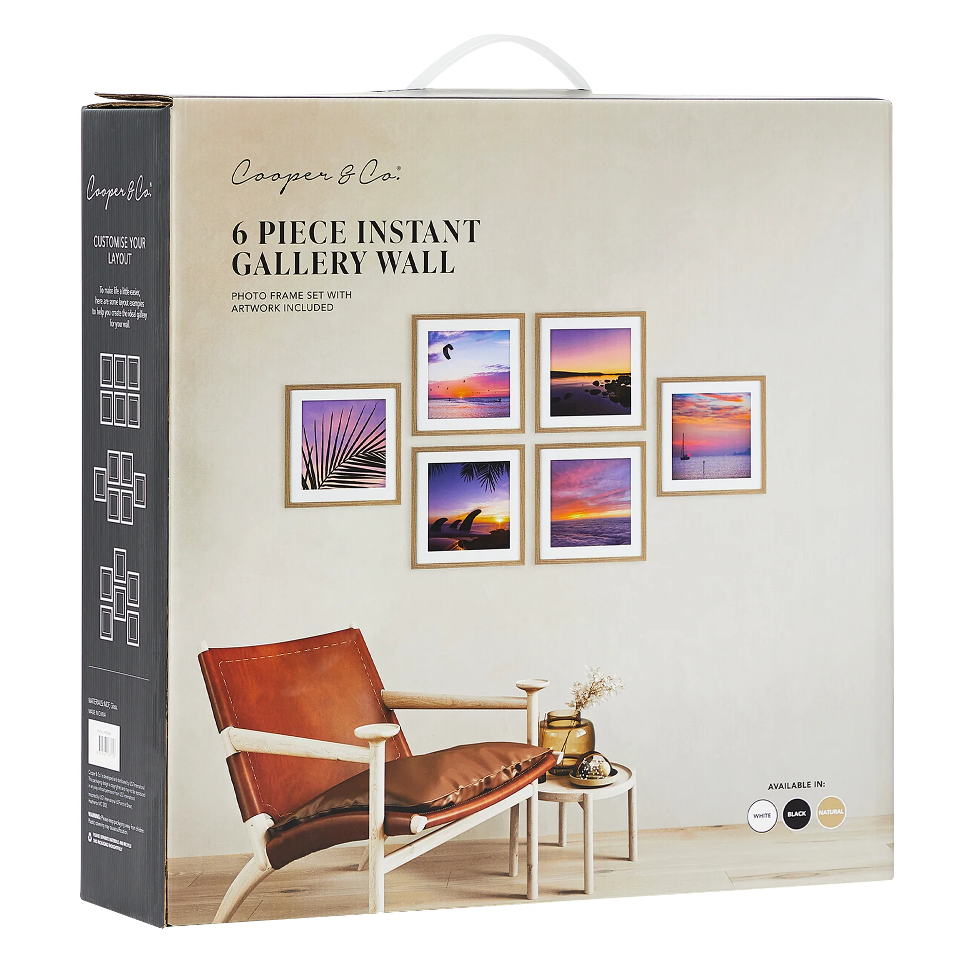 Instant Gallery Wall 6 Piece Frame Set - Image 7