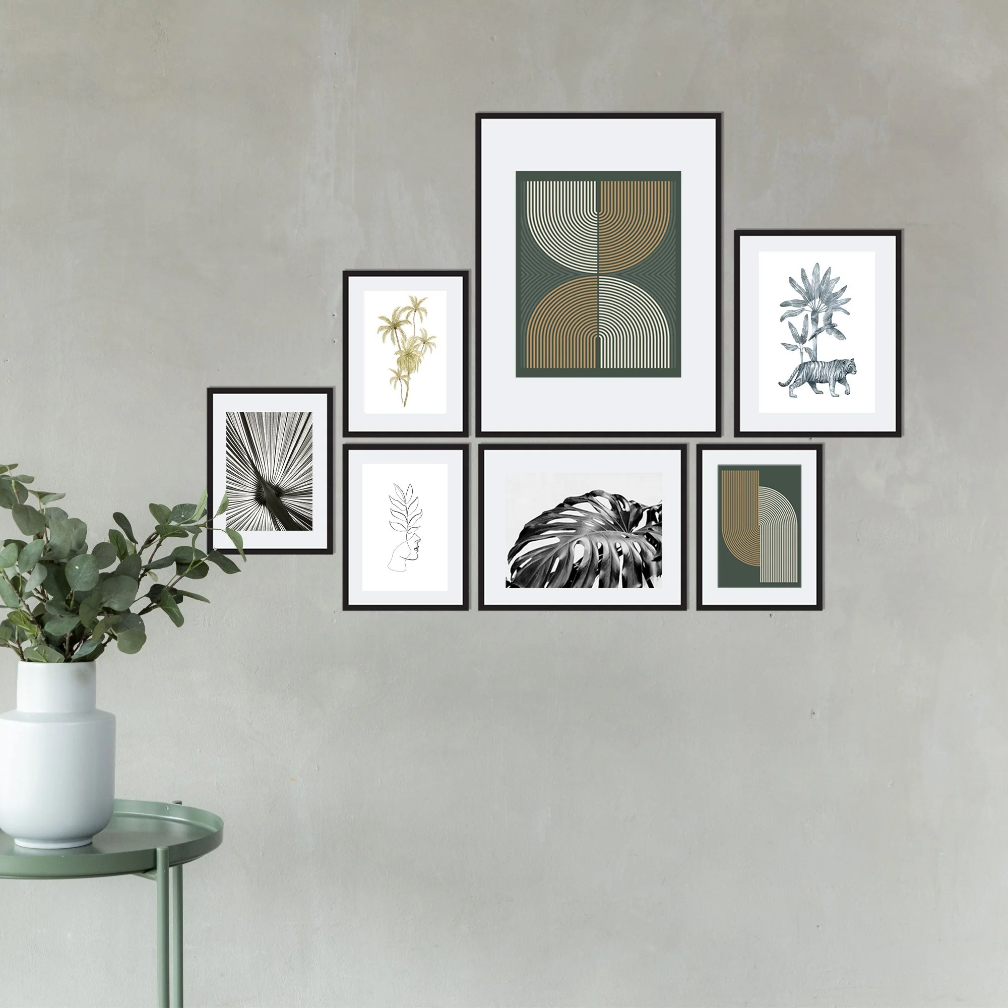 Instant Gallery Wall 7 Piece Frame Set - Image 3