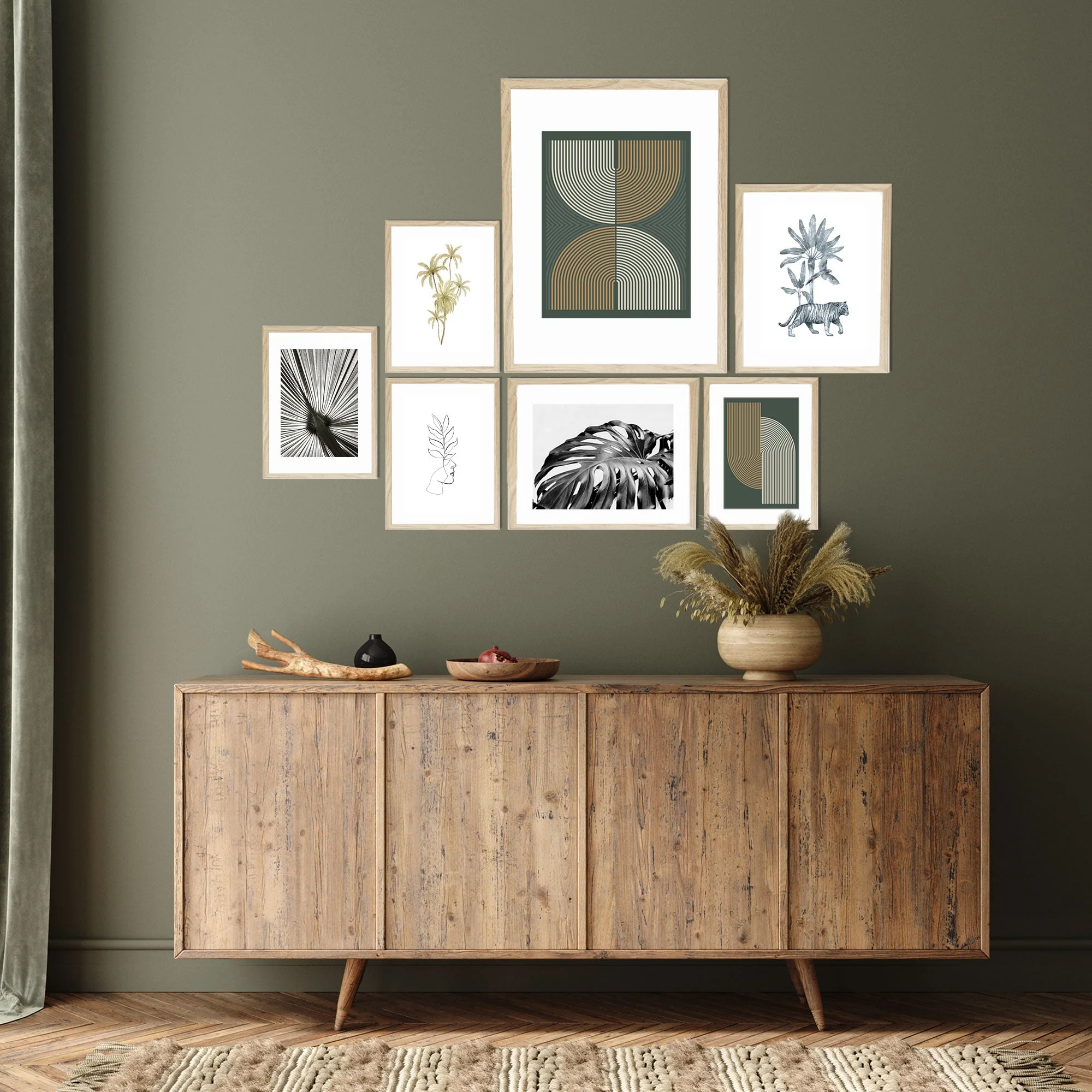 Instant Gallery Wall 7 Piece Frame Set - Image 4