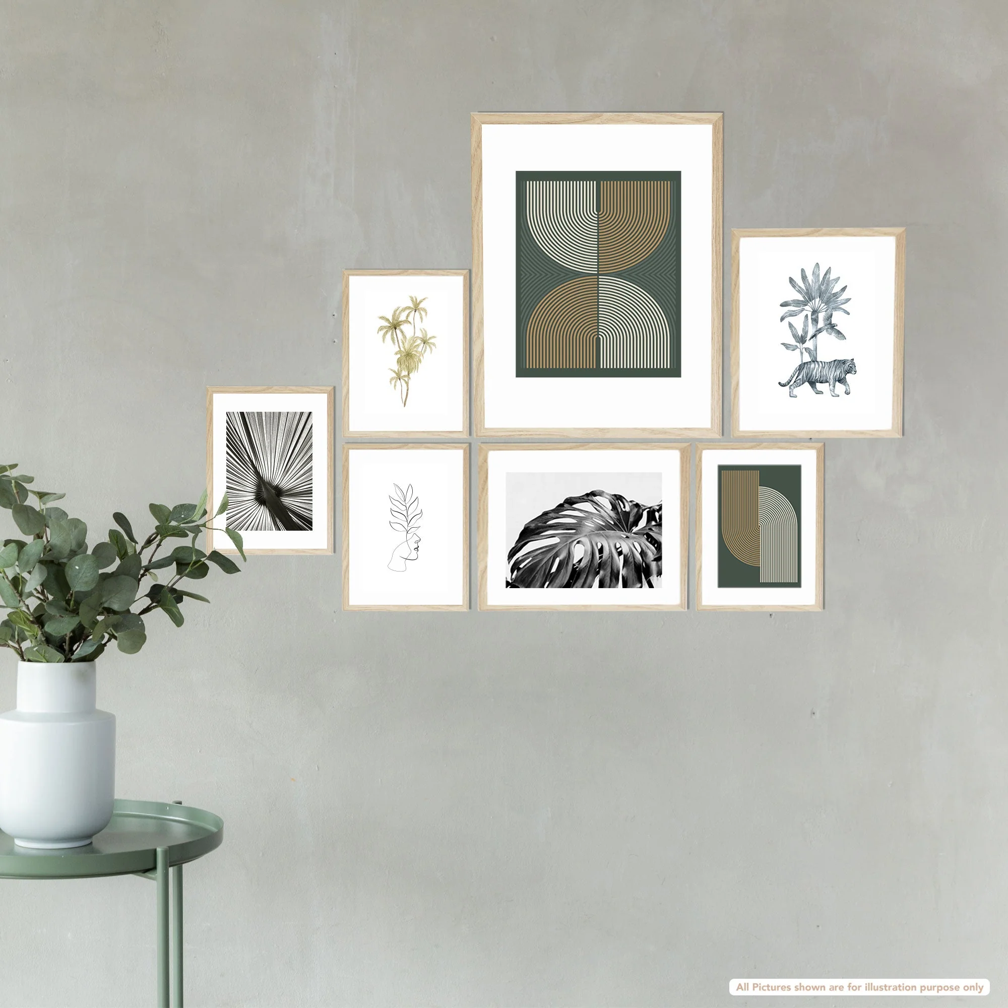 Instant Gallery Wall 7 Piece Frame Set - Image 6