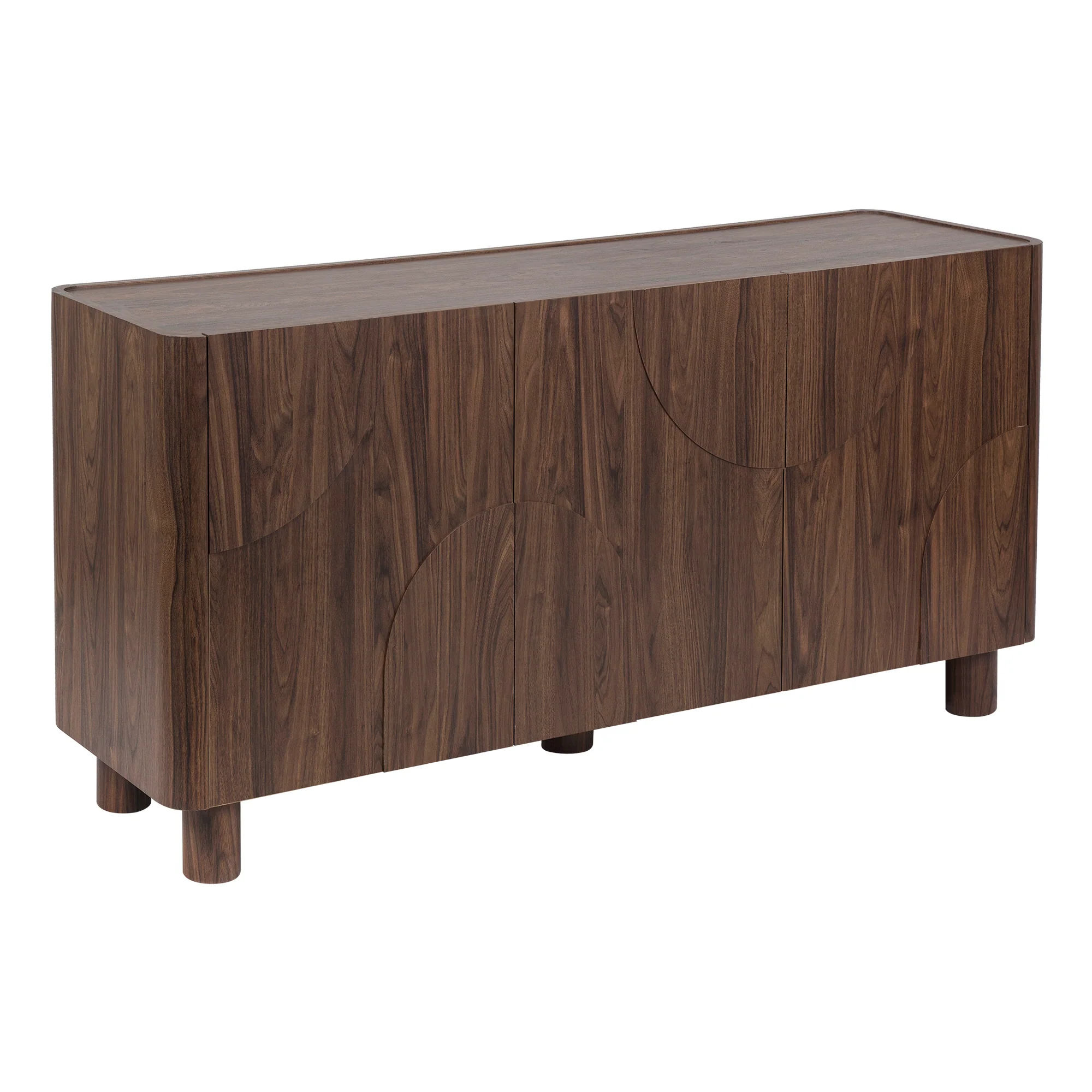 Iris 3 Door Buffet Walnut (160cm) - Image 2