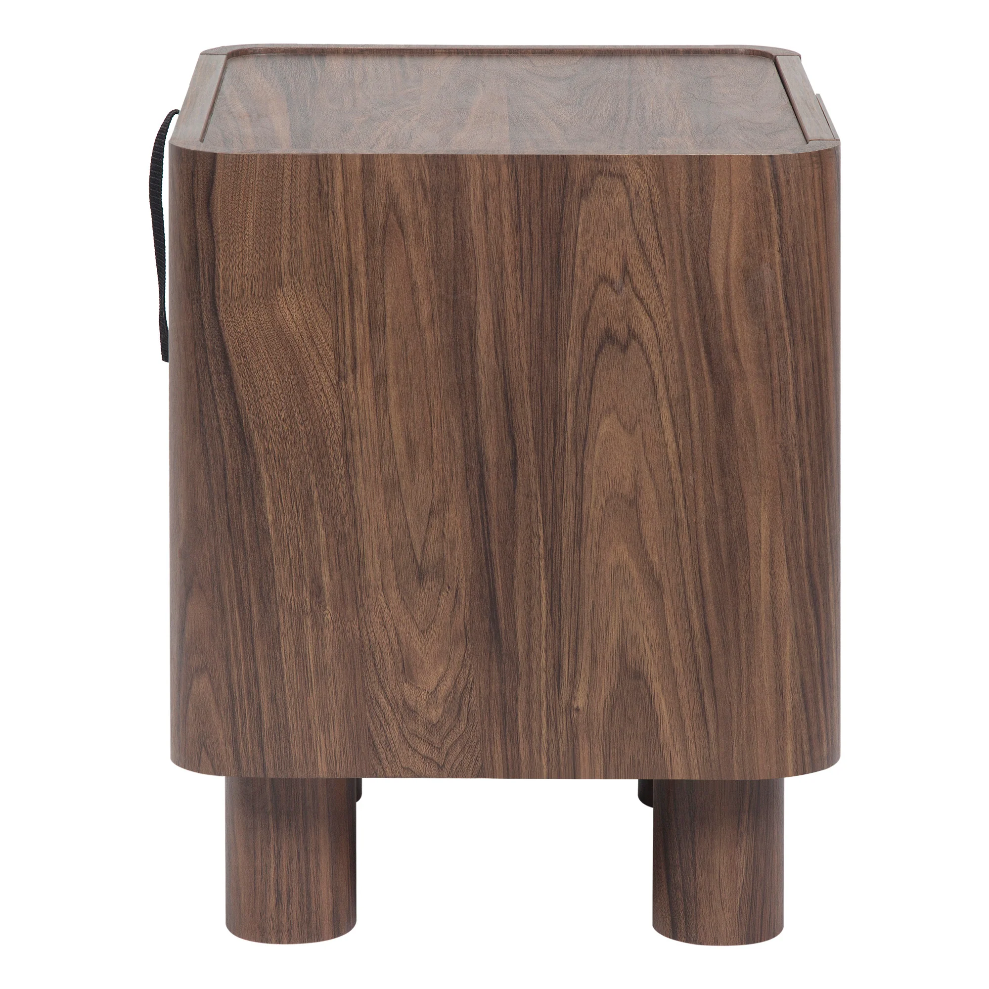 Iris Bedside Table Walnut - Image 9