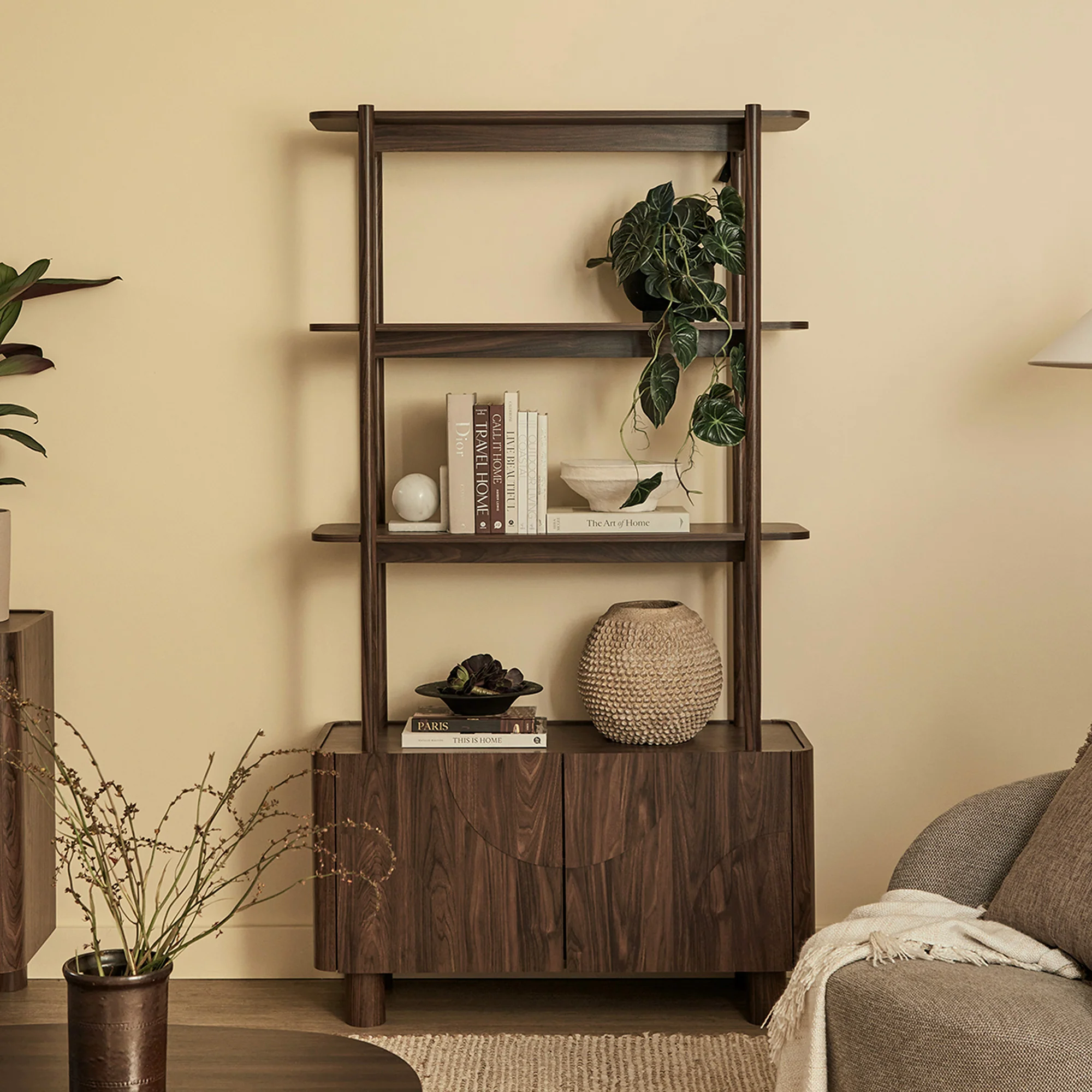 Iris Bookshelf Walnut - Image 5