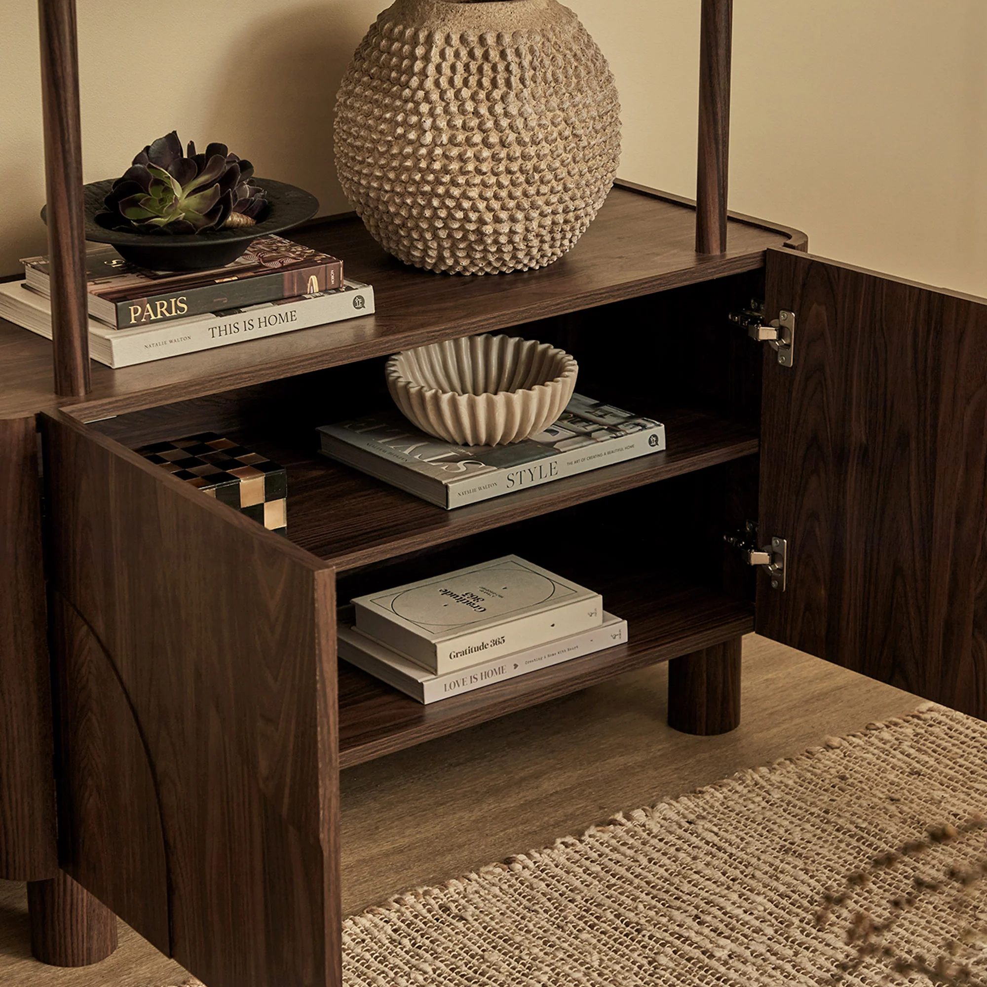 Iris Bookshelf Walnut - Image 6