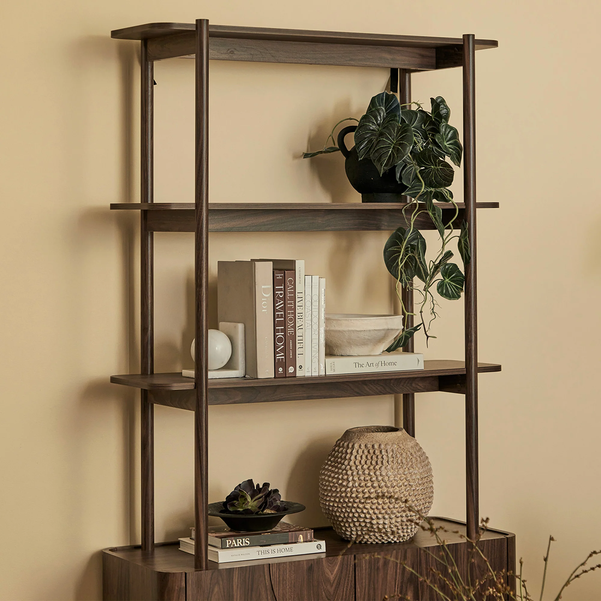 Iris Bookshelf Walnut - Image 9
