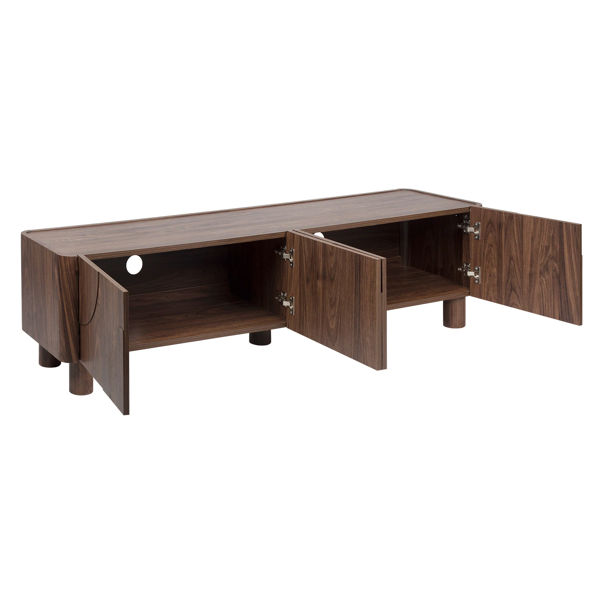 Iris Entertainment Unit Walnut (180cm) - Image 11