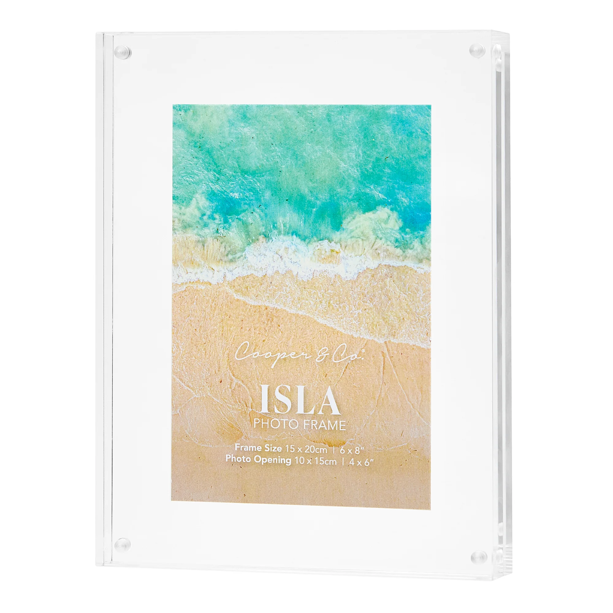 Isla 20x15cm Acrylic Photo Frame - Image 10
