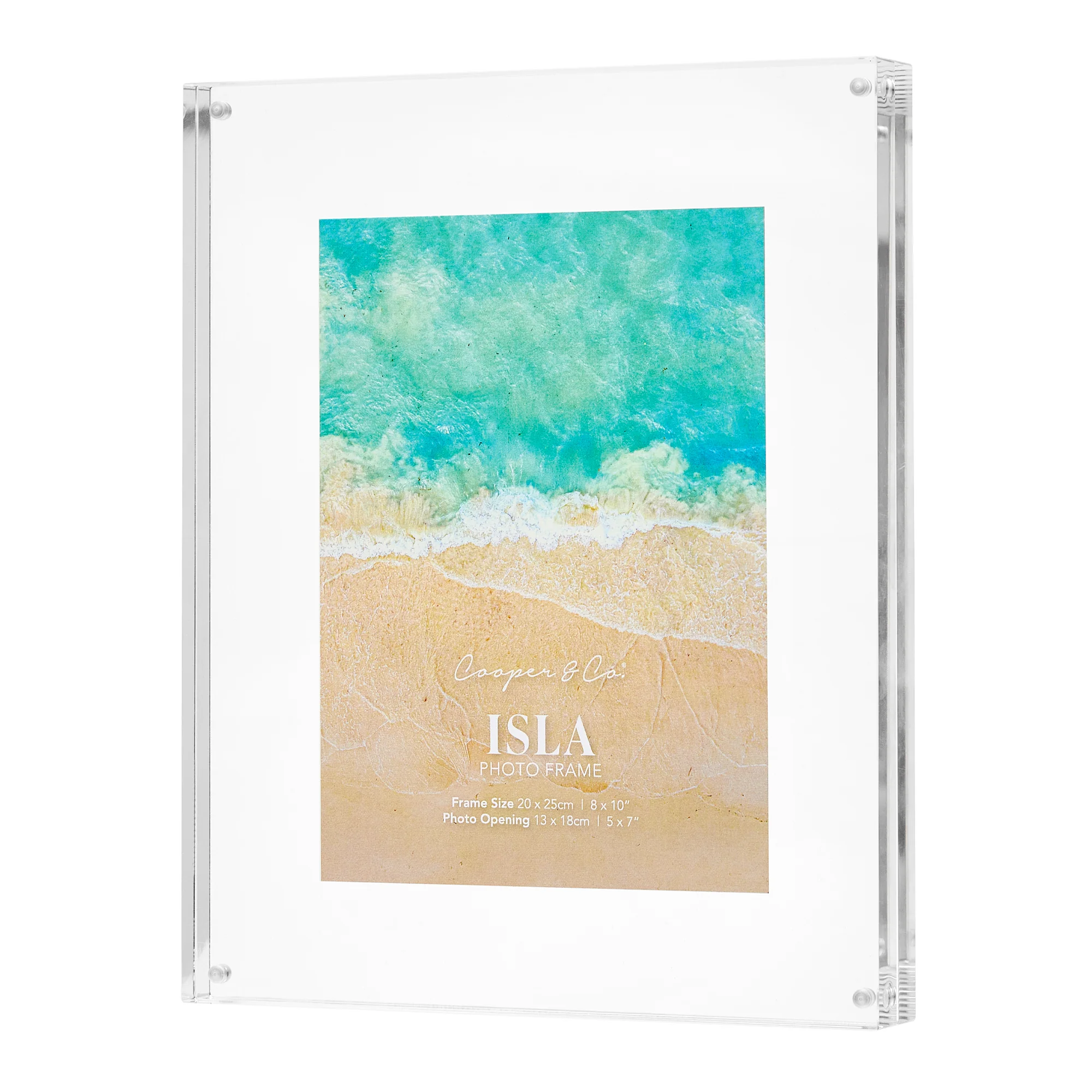 Isla 25x20cm Acrylic Photo Frame - Image 10