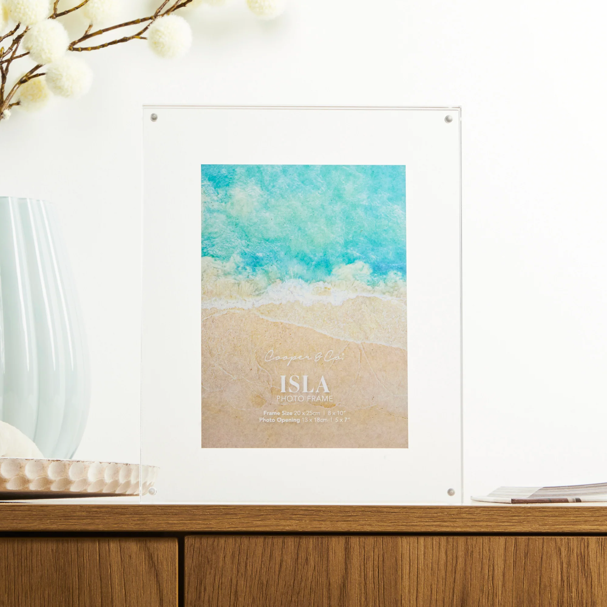 Isla 25x20cm Acrylic Photo Frame - Image 6