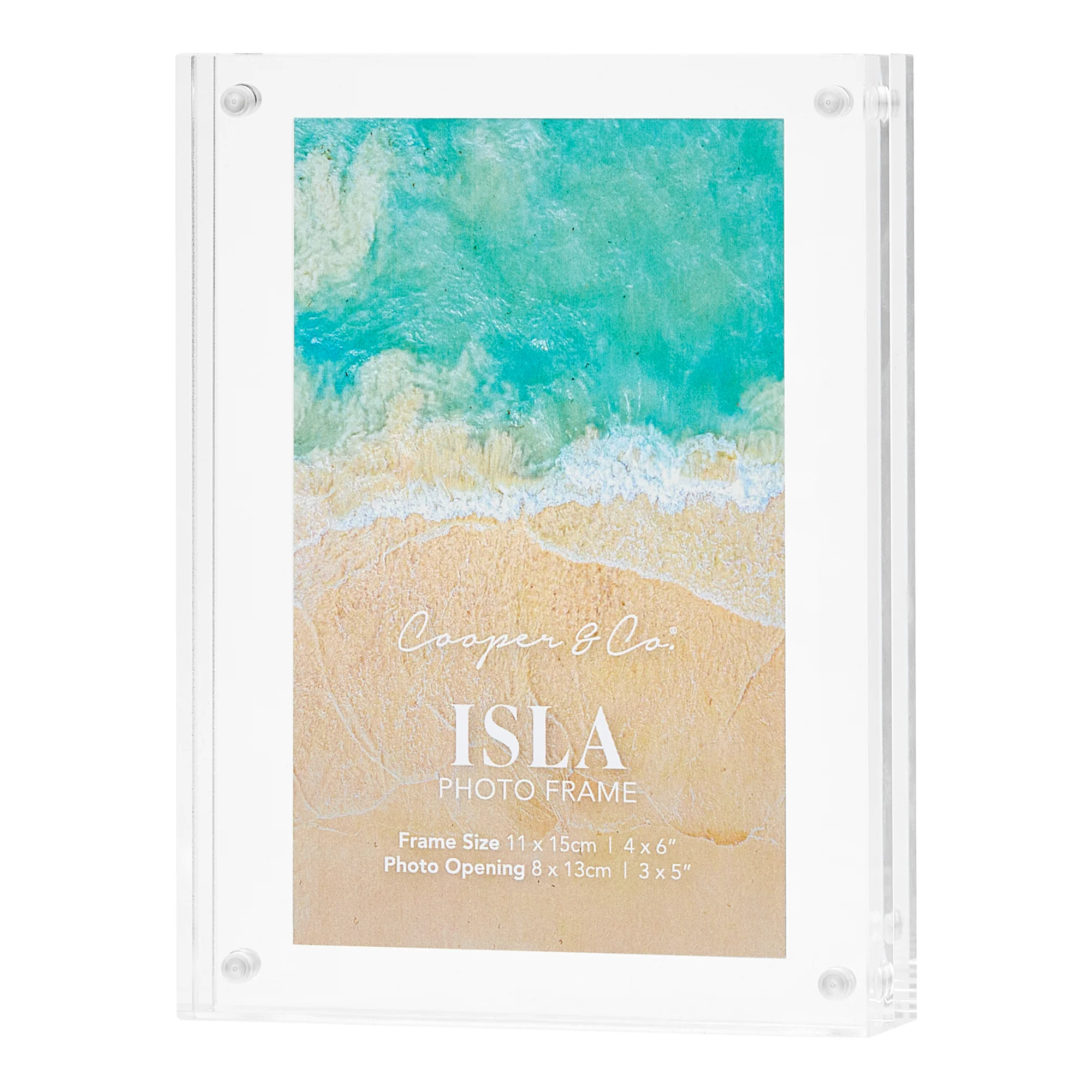 Isla Set of 2 15x11cm Acrylic Photo Frames - Image 10
