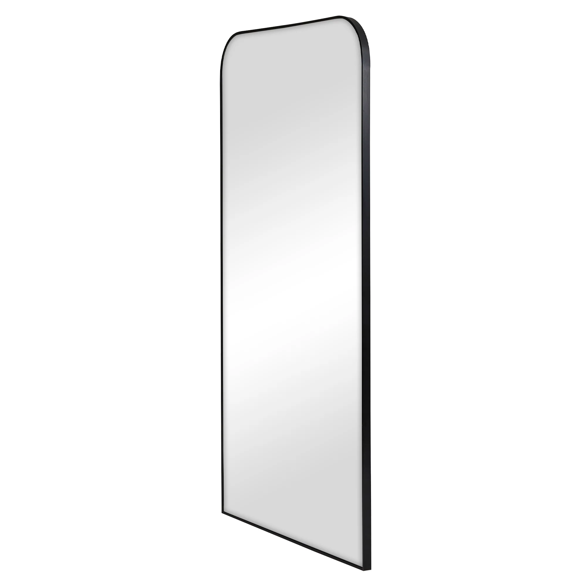 Ivy 165cm Rounded Mirror Black - Image 10