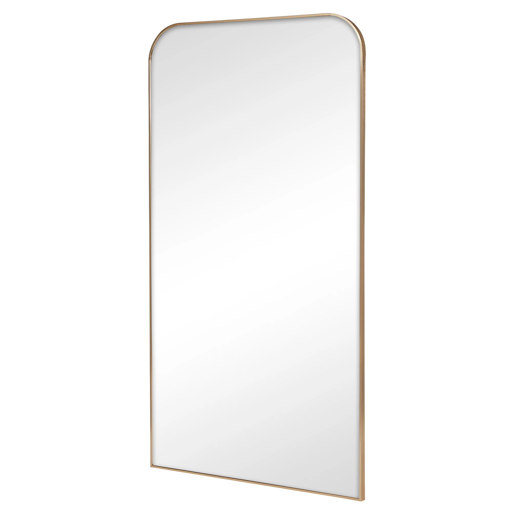 Ivy 165cm Rounded Mirror Gold - Image 10