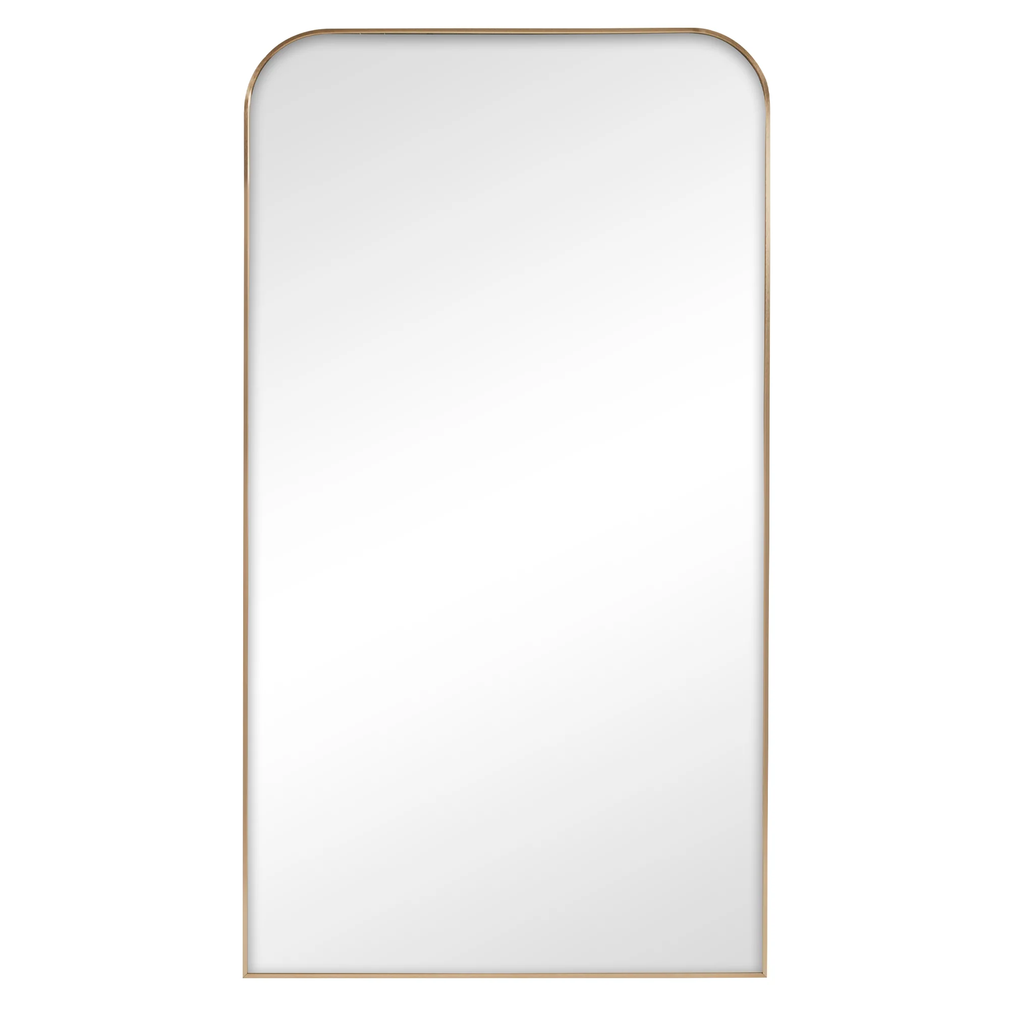 Ivy 165cm Rounded Mirror Gold - Image 2