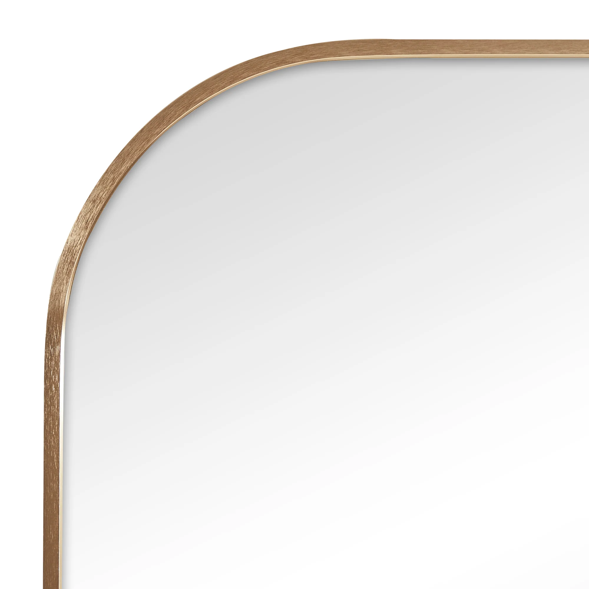 Ivy 165cm Rounded Mirror Gold - Image 8