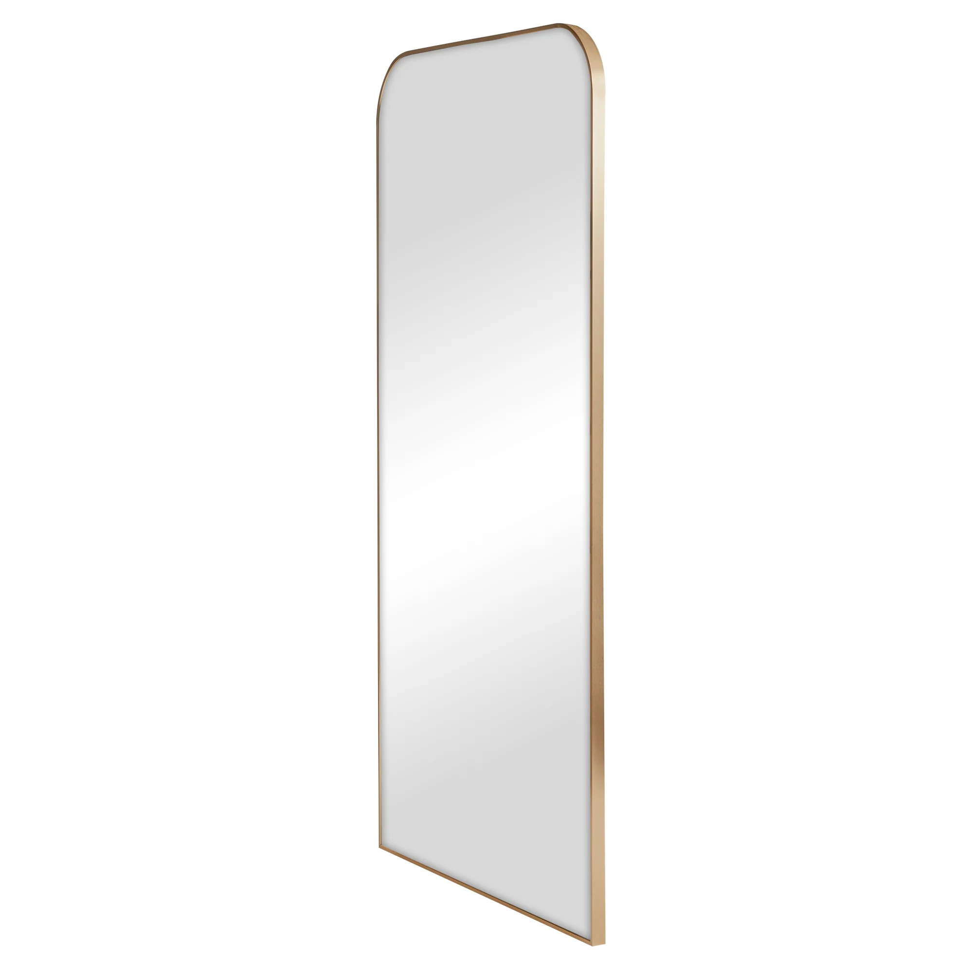 Ivy 165cm Rounded Mirror Gold - Image 9