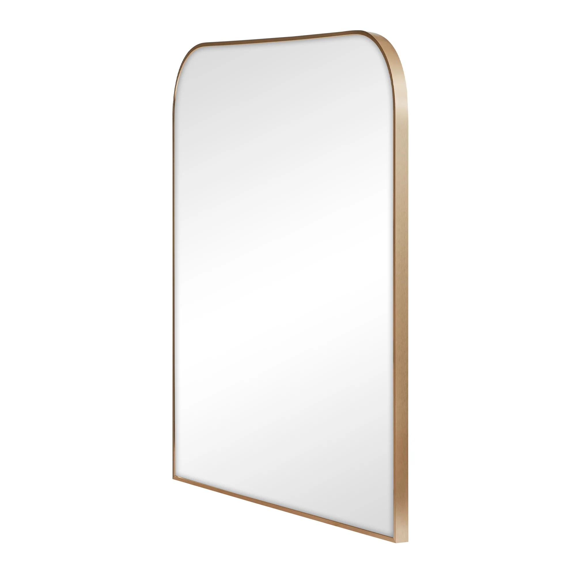 Ivy 90cm Rounded Mirror Gold - Image 10