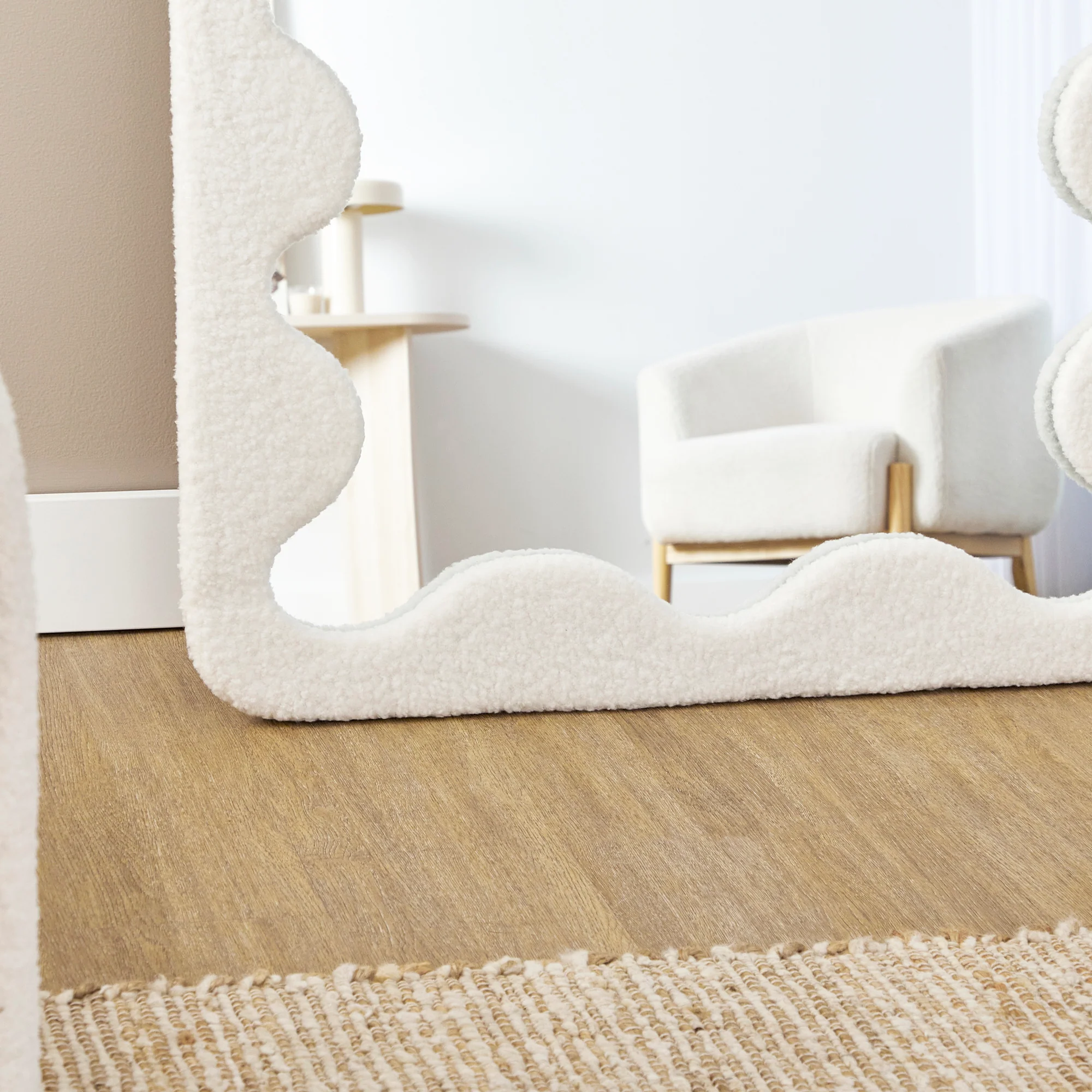Jacky 170cm Squiggle Mirror White - Image 6