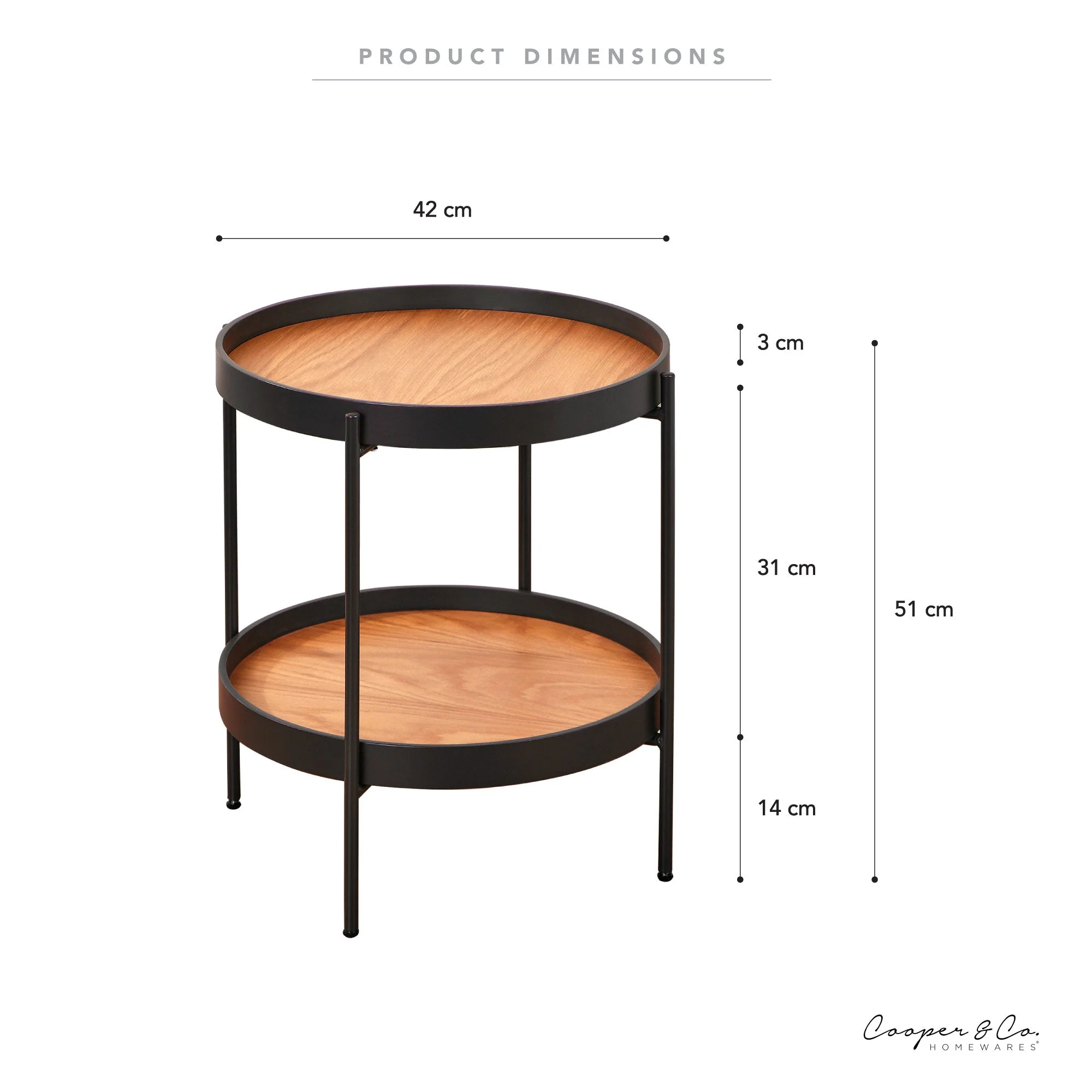 Jax Side Table Black - Image 3