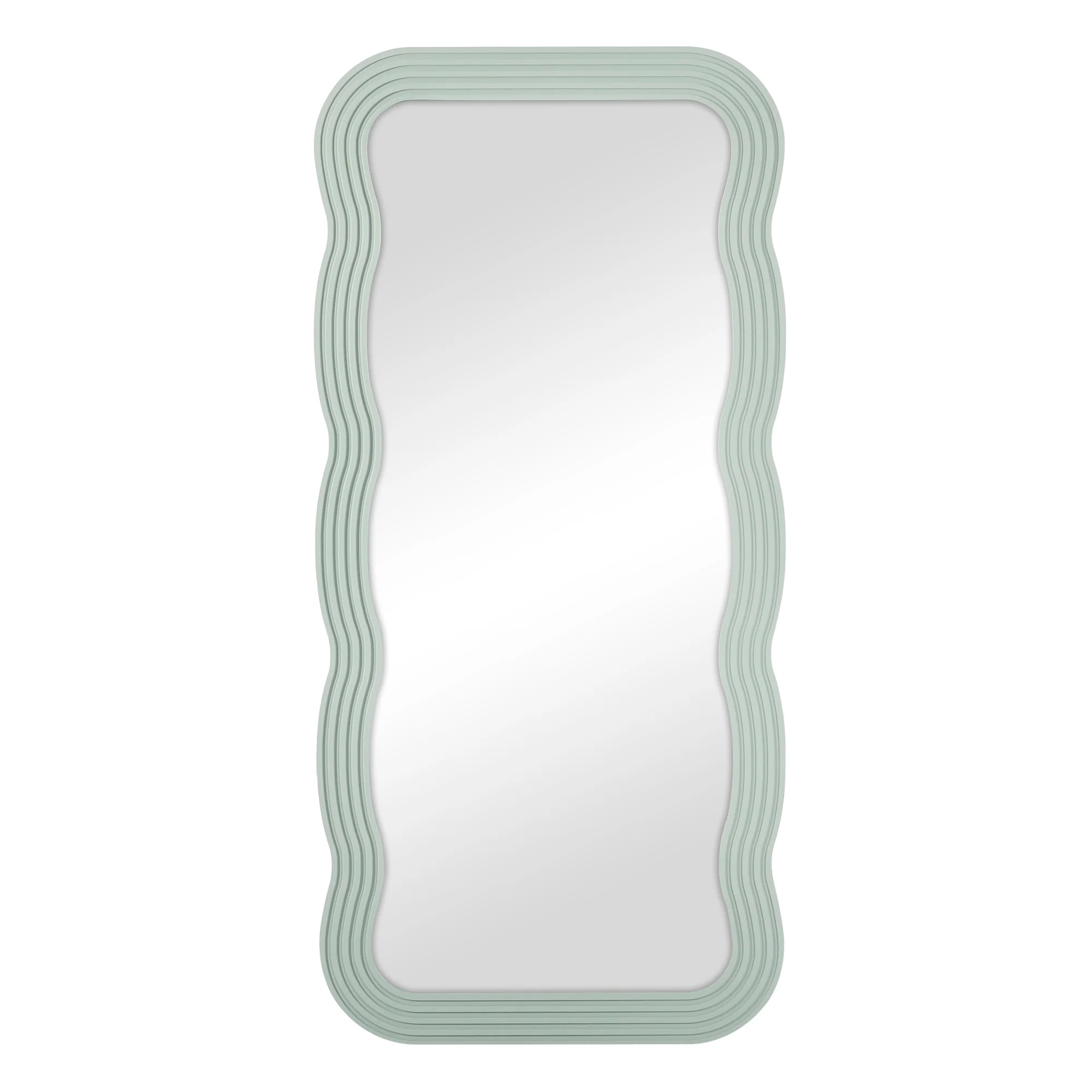 Jesse 170cm Squiggle Mirror Green - Image 2