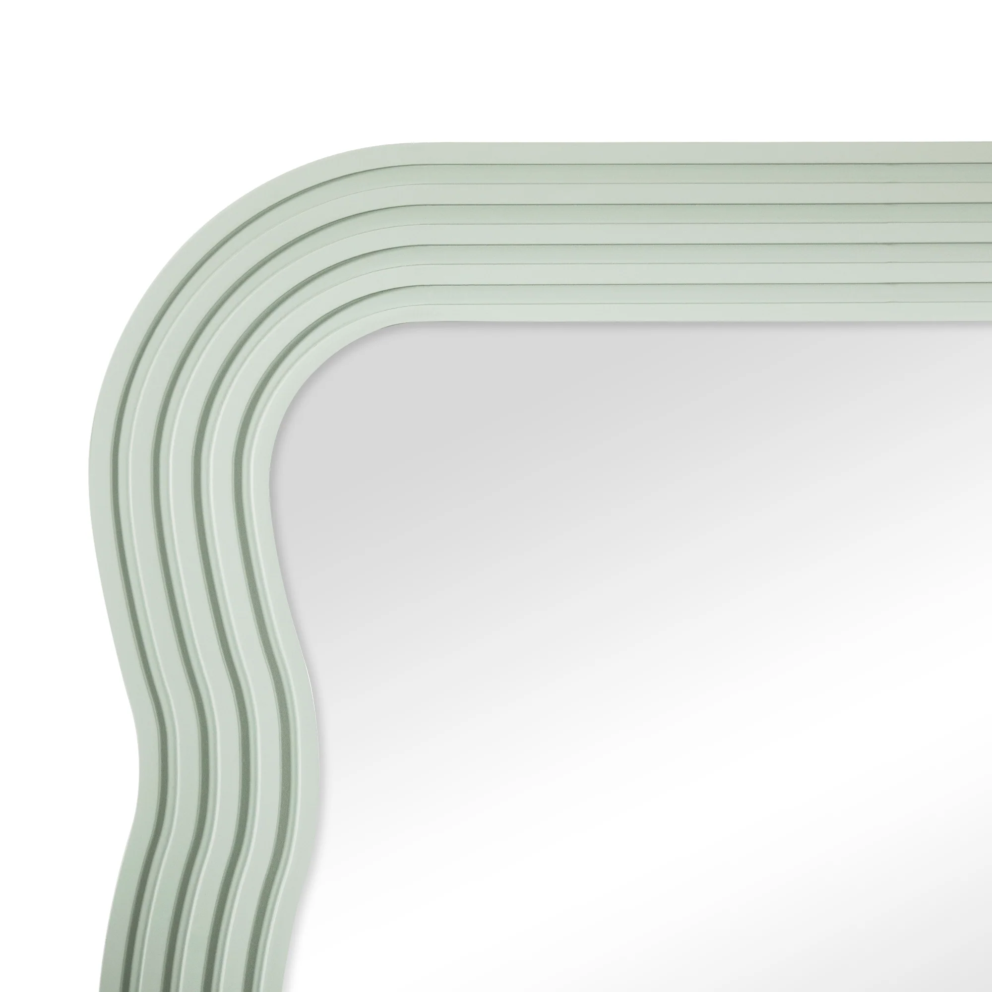 Jesse 170cm Squiggle Mirror Green - Image 8
