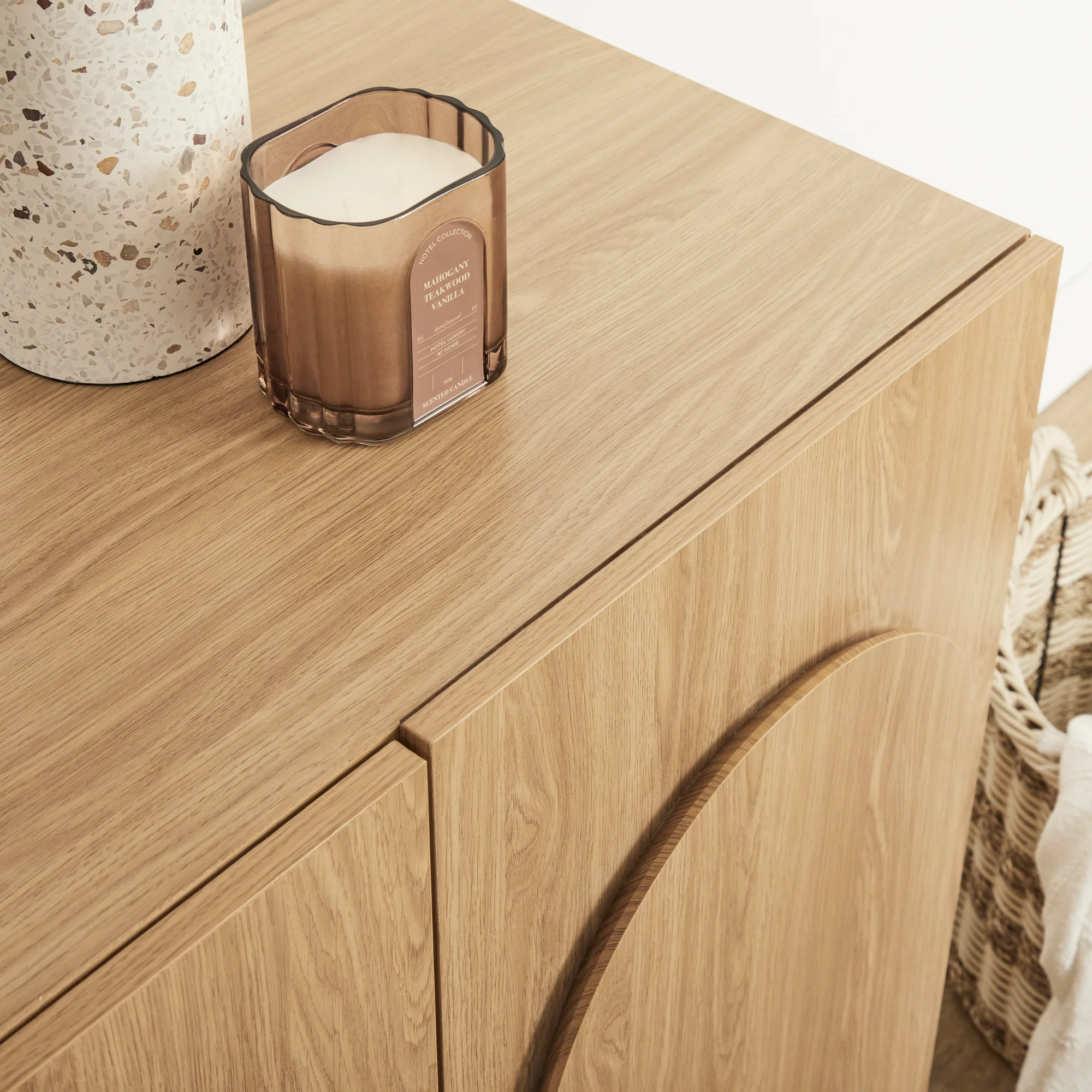 Kaari 4 Door Sideboard Natural (160cm) - Image 4