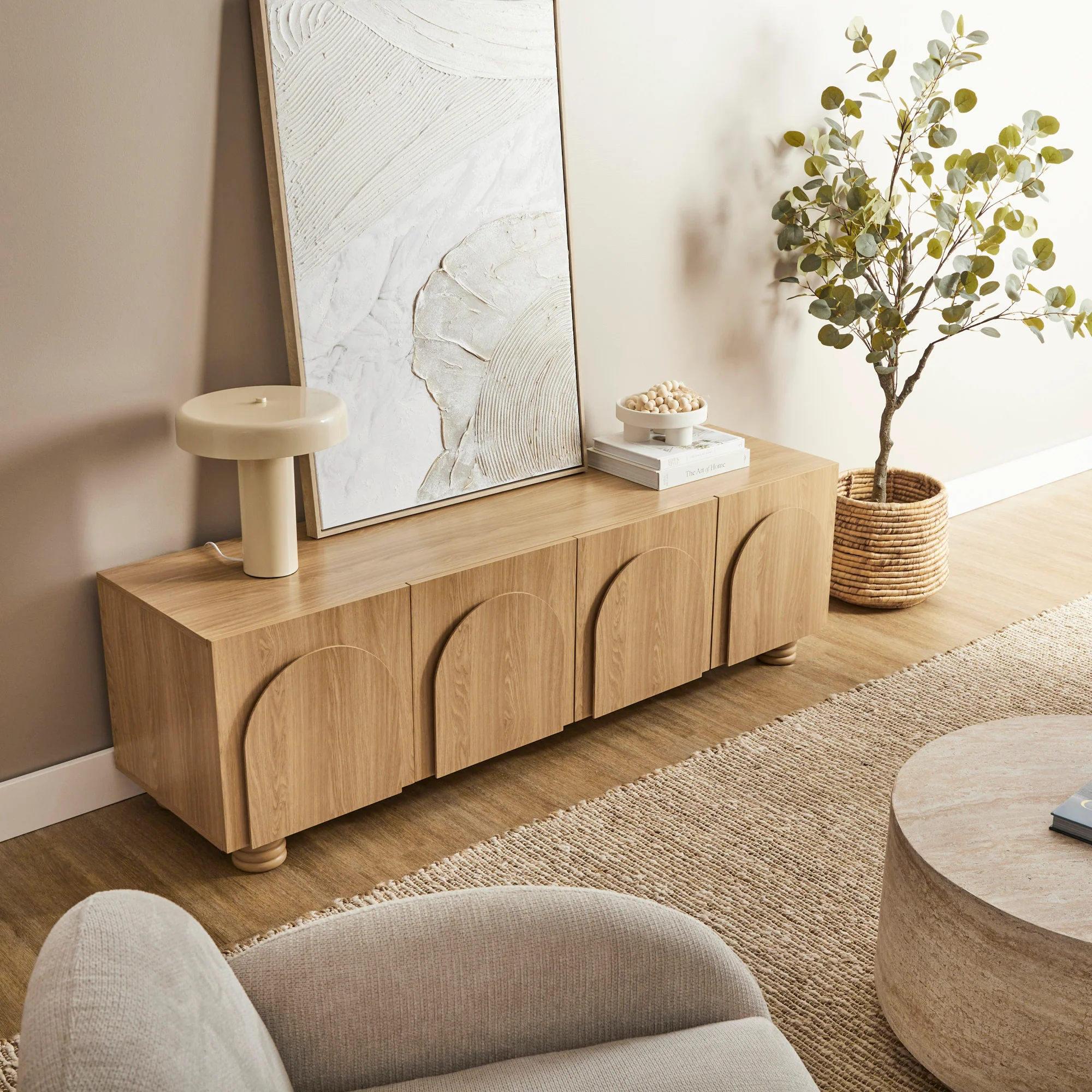 Kaari Entertainment Unit Natural (160cm) - Image 10