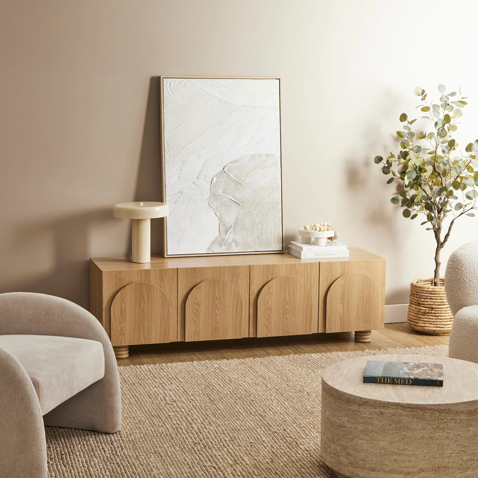 Kaari Entertainment Unit Natural (160cm) - Image 9