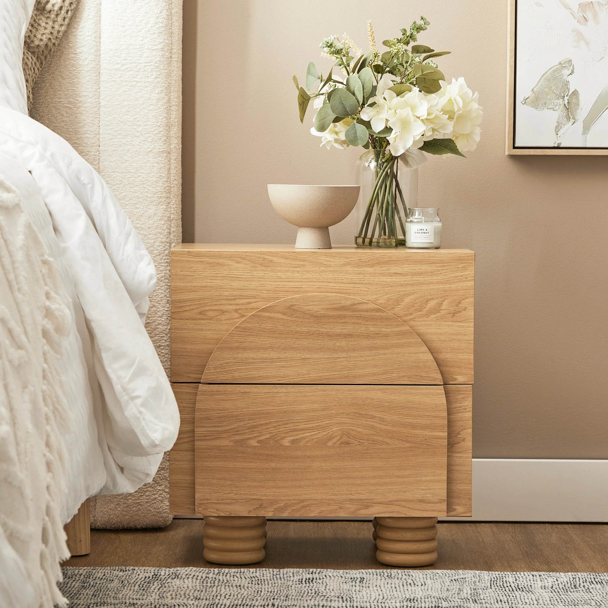 Kaari Bedside Table Natural - Image 4