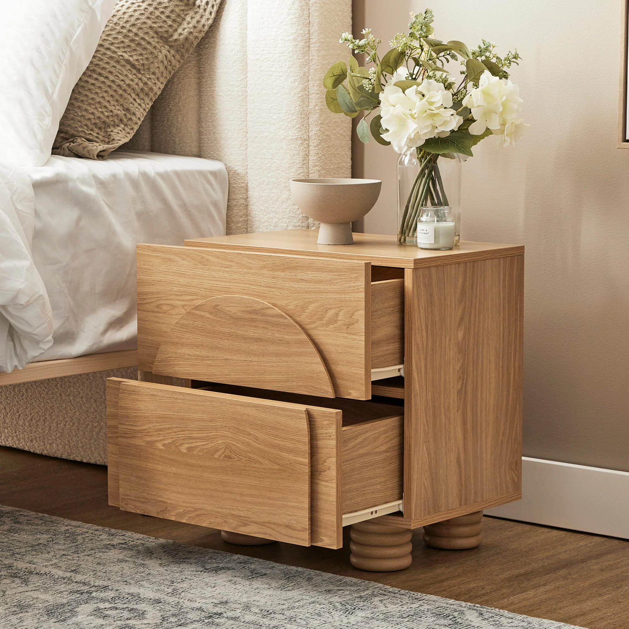 Kaari Bedside Table Natural (Set of 2) - Image 9