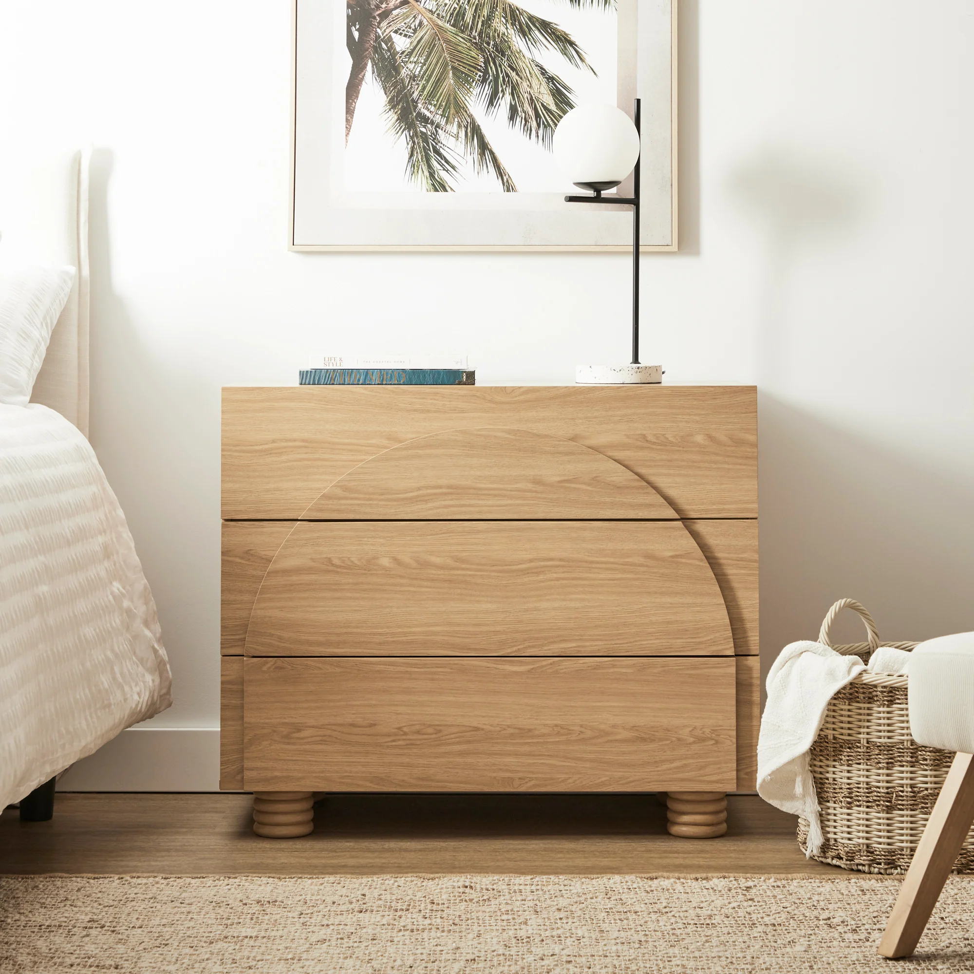 Kaari Chest of 3 Drawers Natural - Image 4