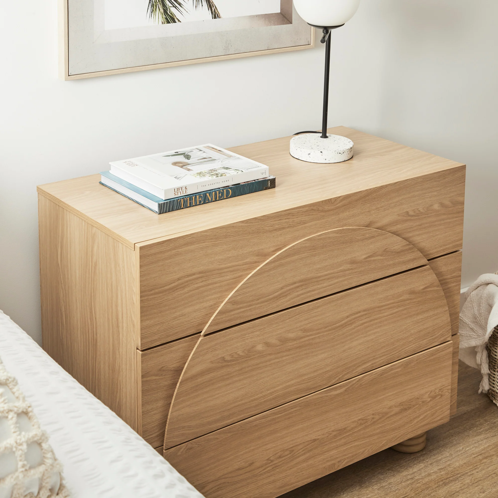 Kaari Chest of 3 Drawers Natural - Image 9