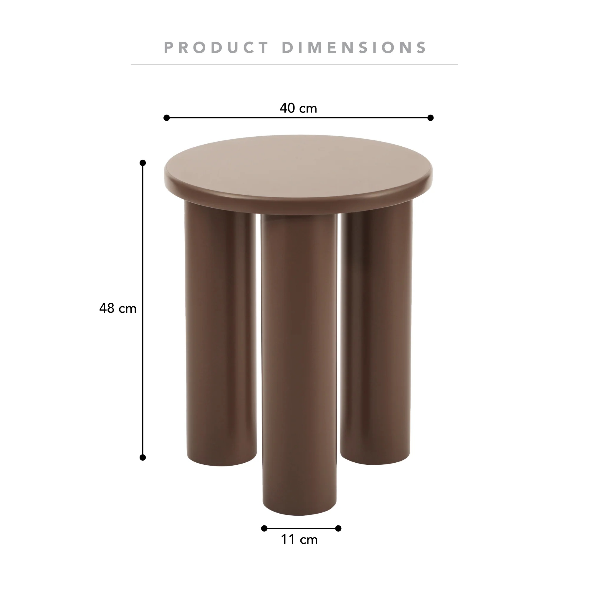 Kingsley Side Table Coffee - Image 3