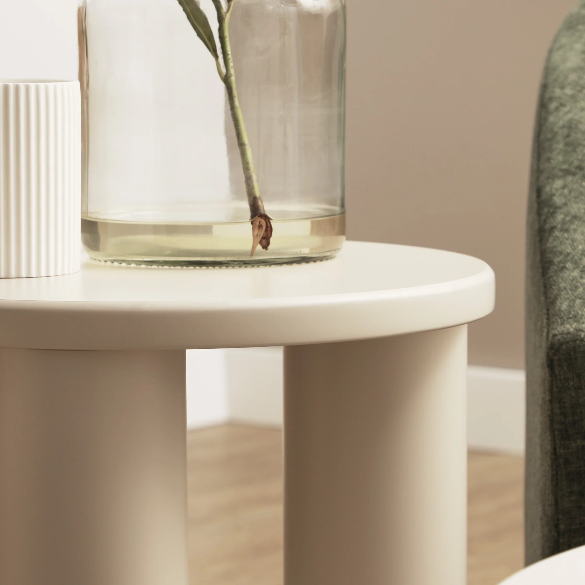 Kingsley Side Table Cream - Image 4