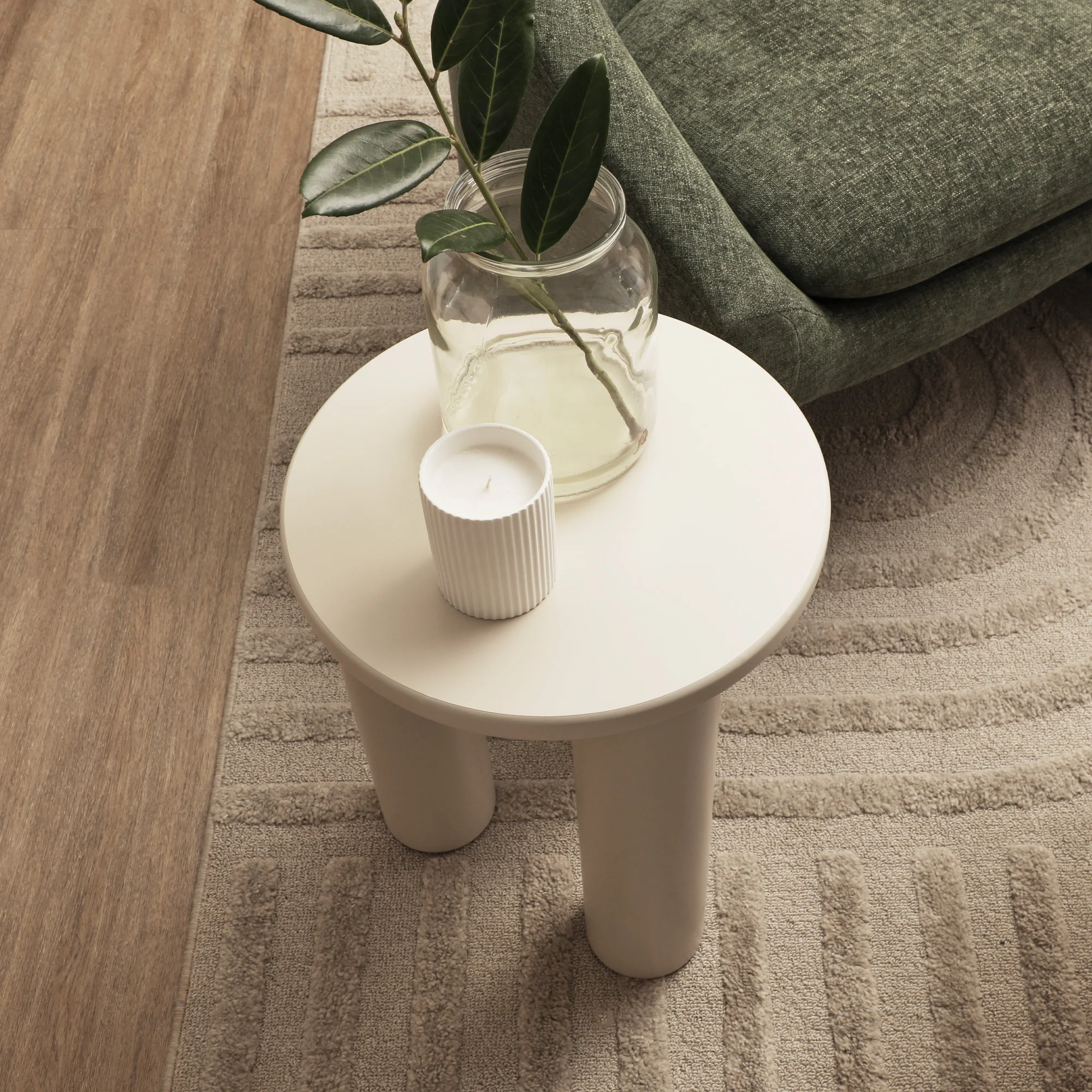 Kingsley Side Table Cream - Image 5