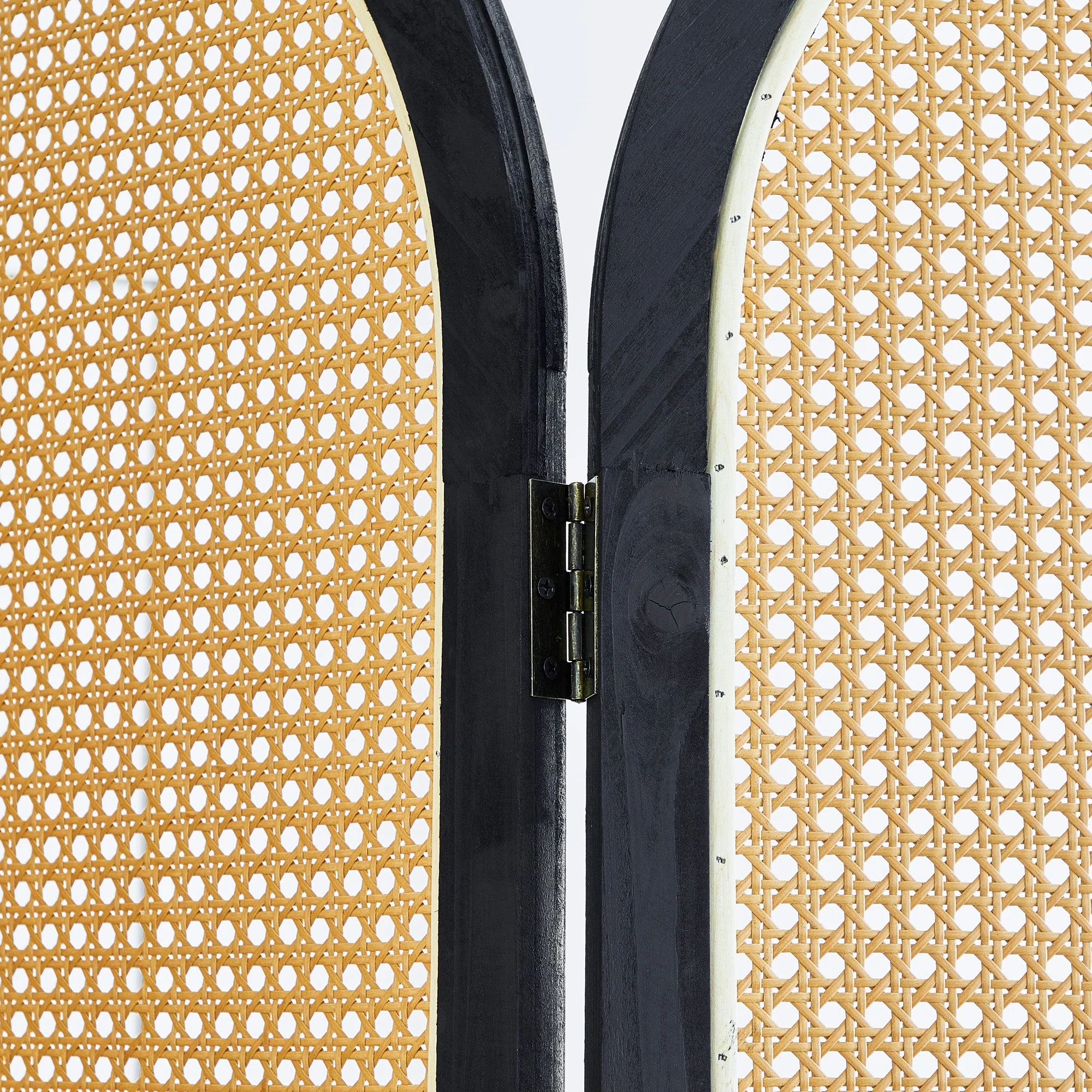 Kojo 3 Panel Room Screen Black - Image 6